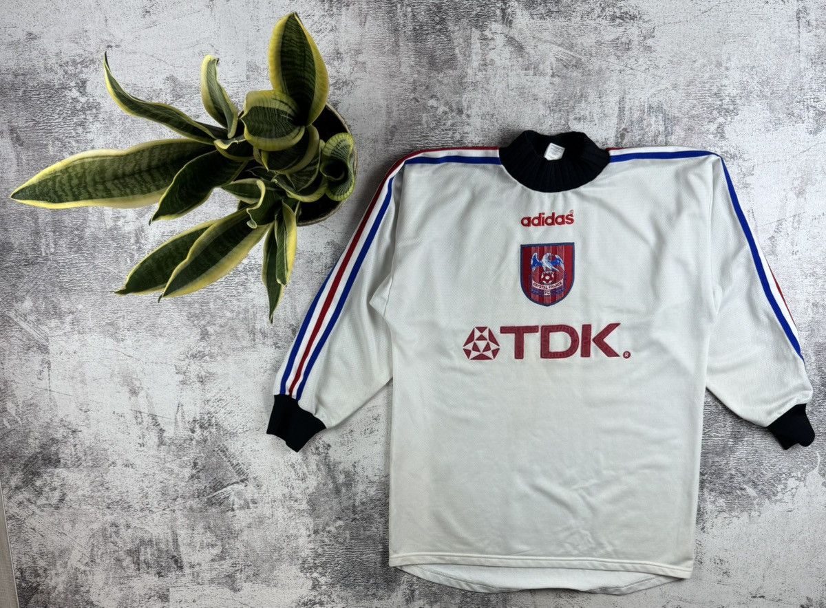 Adidas Crystal Palace 1996/1997 Goalkeeper GK Soccer Football T Shirt Jersey Longsleeve Size US S / EU 44-46 / 1 - 1 Thumbnail
