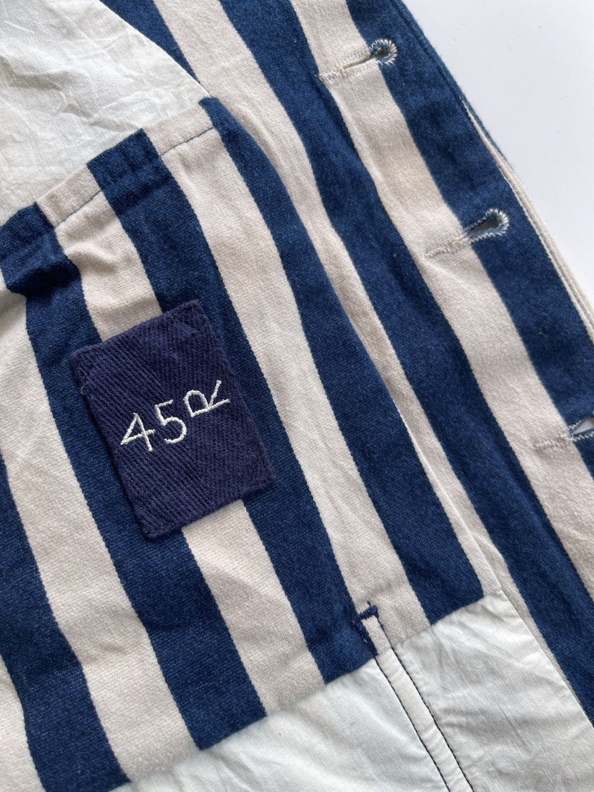 45rpm 45rpm Stripe Indigo Vest Kapital Japan Size US M / EU 48-50 / 2 - 10 Thumbnail