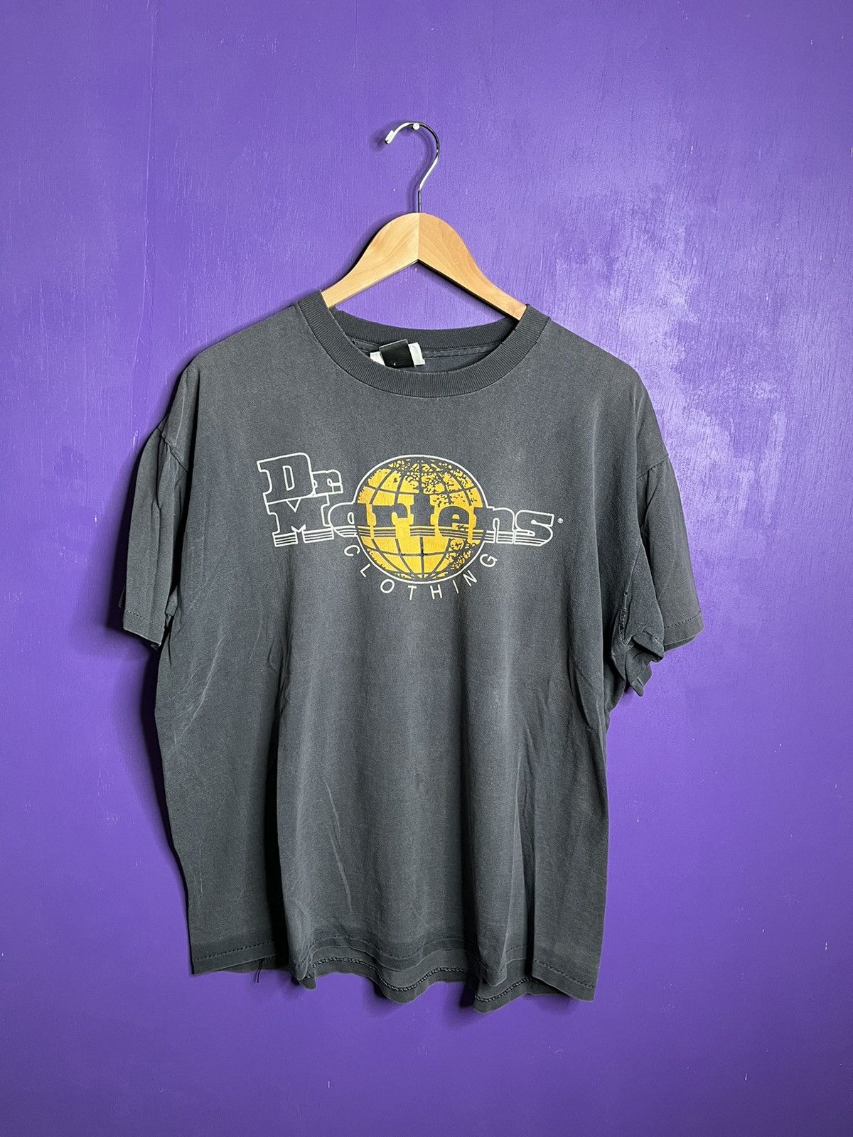 Dr. Martens × Vintage Vintage 90s Doc Martens clothing faded t-shirt Size US XL / EU 56 / 4 - 1 Thumbnail