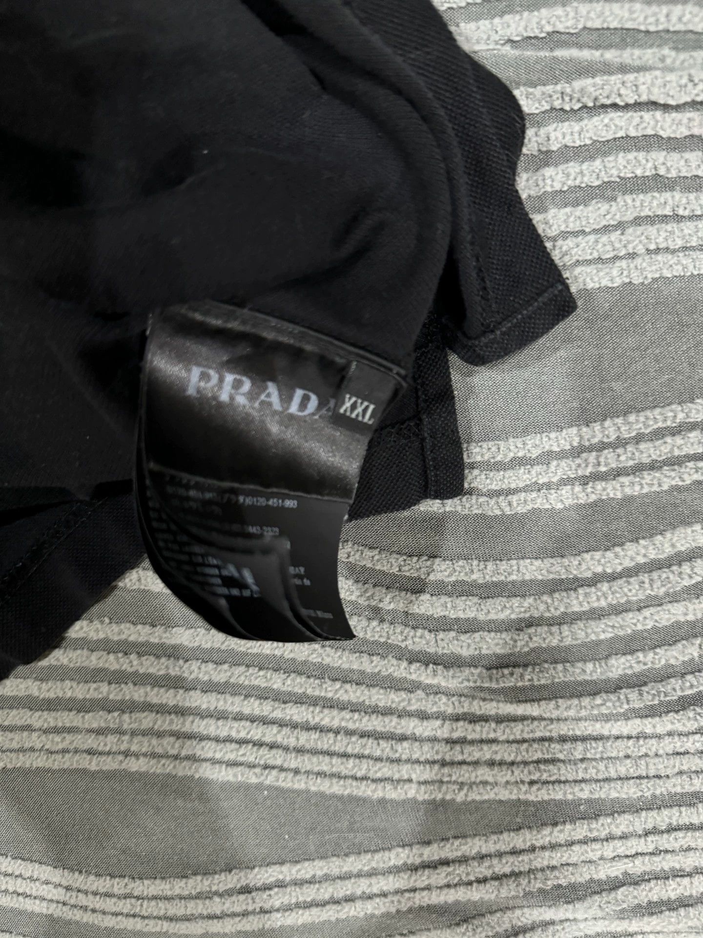 Prada Prada Triangle Logo Polo Shirt Size XXL / US 16-18 / IT 52-54 - 3 Thumbnail