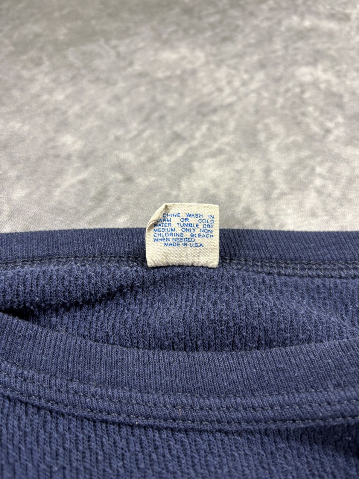 Vintage 1970s Thermal Longsleeve Vintage Hanes Made in USA Raschel Size US S / EU 44-46 / 1 - 4 Thumbnail