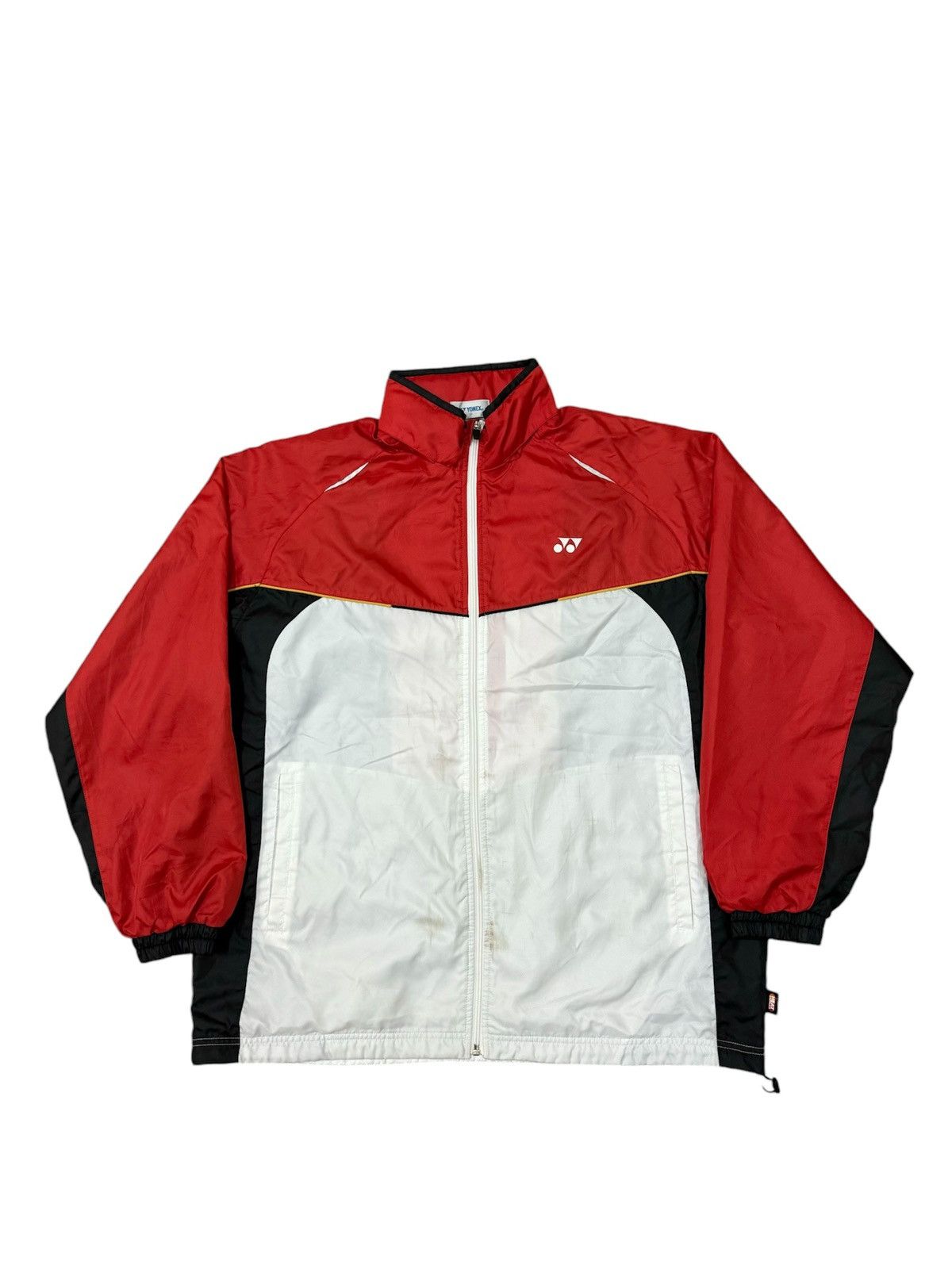 Japanese Brand Vintage 90s Yonex Double Breasted Hidden Hoodie Windbreaker Size US XL / EU 56 / 4 - 1 Thumbnail