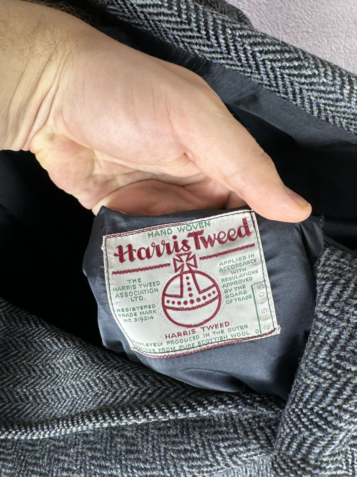 Harris Tweed Harris Tweed vintage 2 button blazer sport coat size 26 Size 42R - 9 Thumbnail