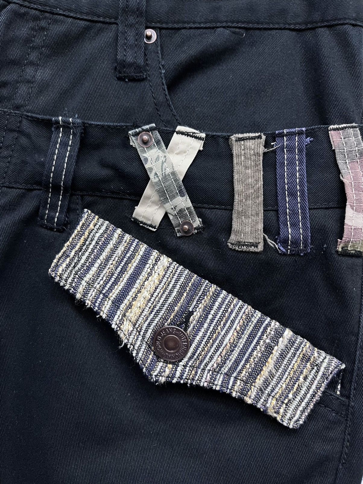 Japanese Brand 🔥DOMINATE Japanese Handcrafted Double Waist Flap Bush Pants Size US 31 - 6 Thumbnail