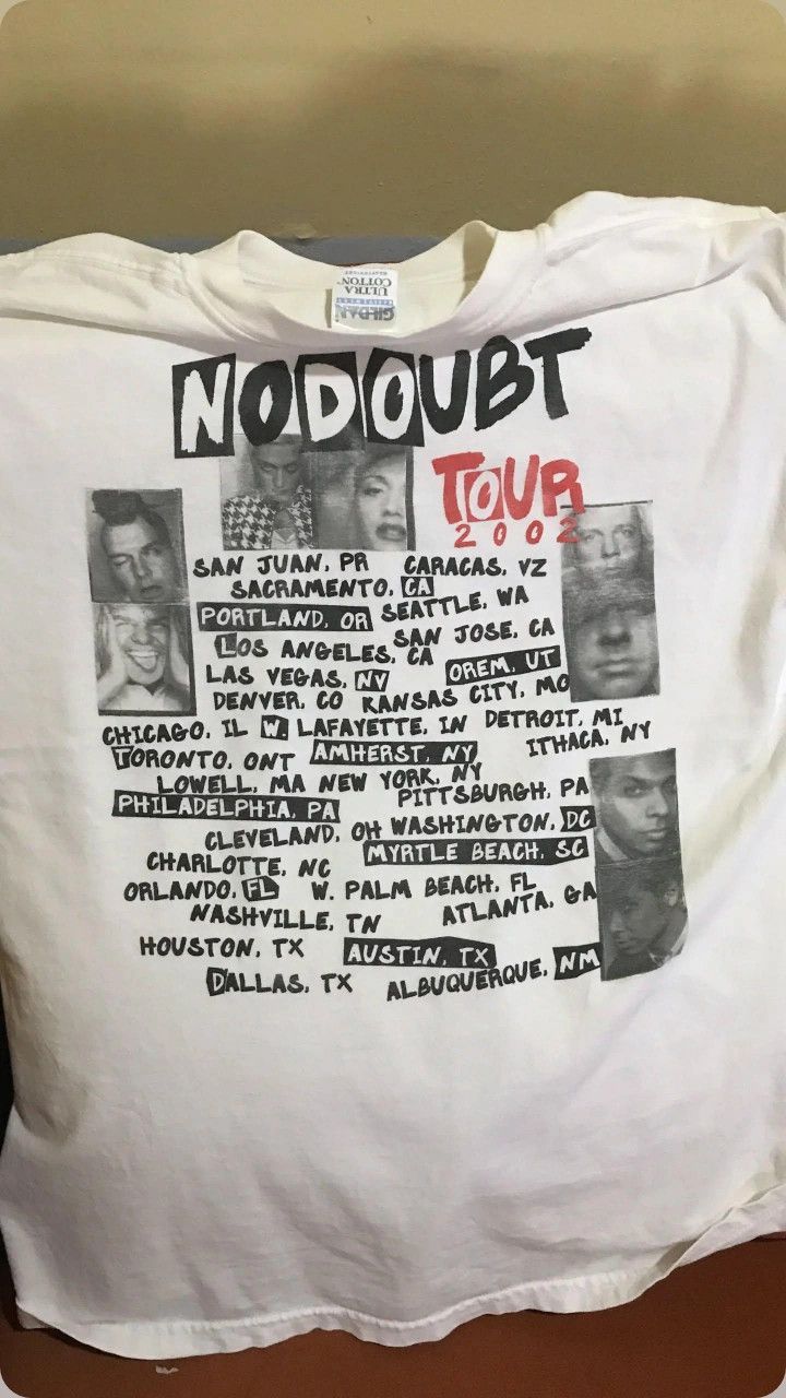 Vintage Vintage Y2K No Doubt 2002 Tour T-Shirt M Size US M / EU 48-50 / 2 - 1 Thumbnail