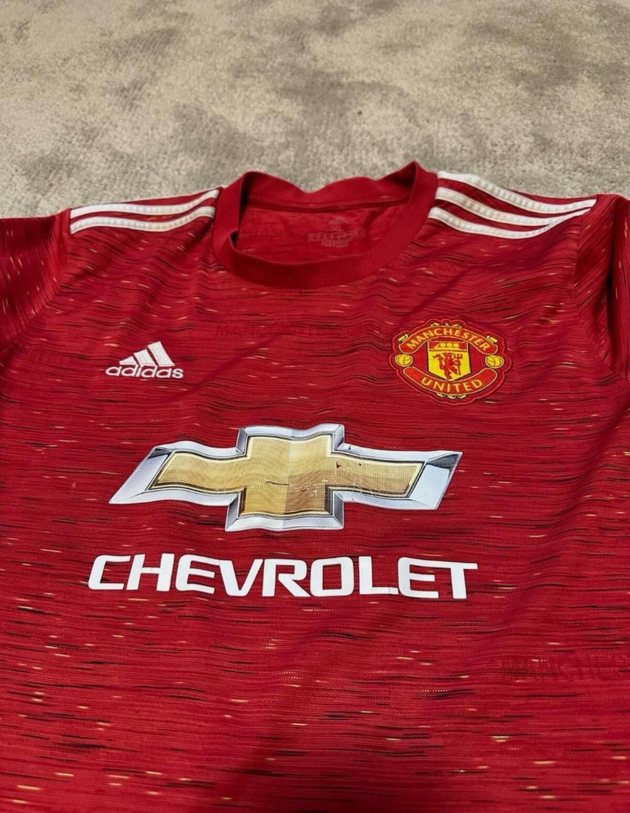 Adidas Adidas 2020-21 Manchester United Home Long Sleeve Jersey Size US XL / EU 56 / 4 - 6 Thumbnail