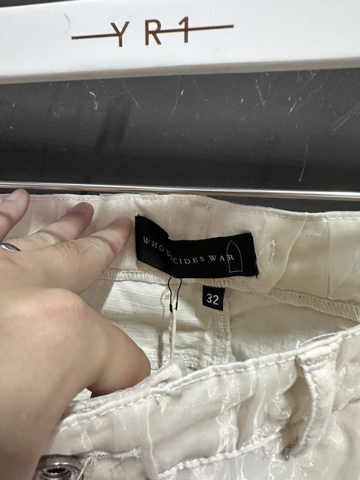 Who Decides War Who decides war Stained Drape Dress Pants Size US 32 / EU 48 - 2 Thumbnail