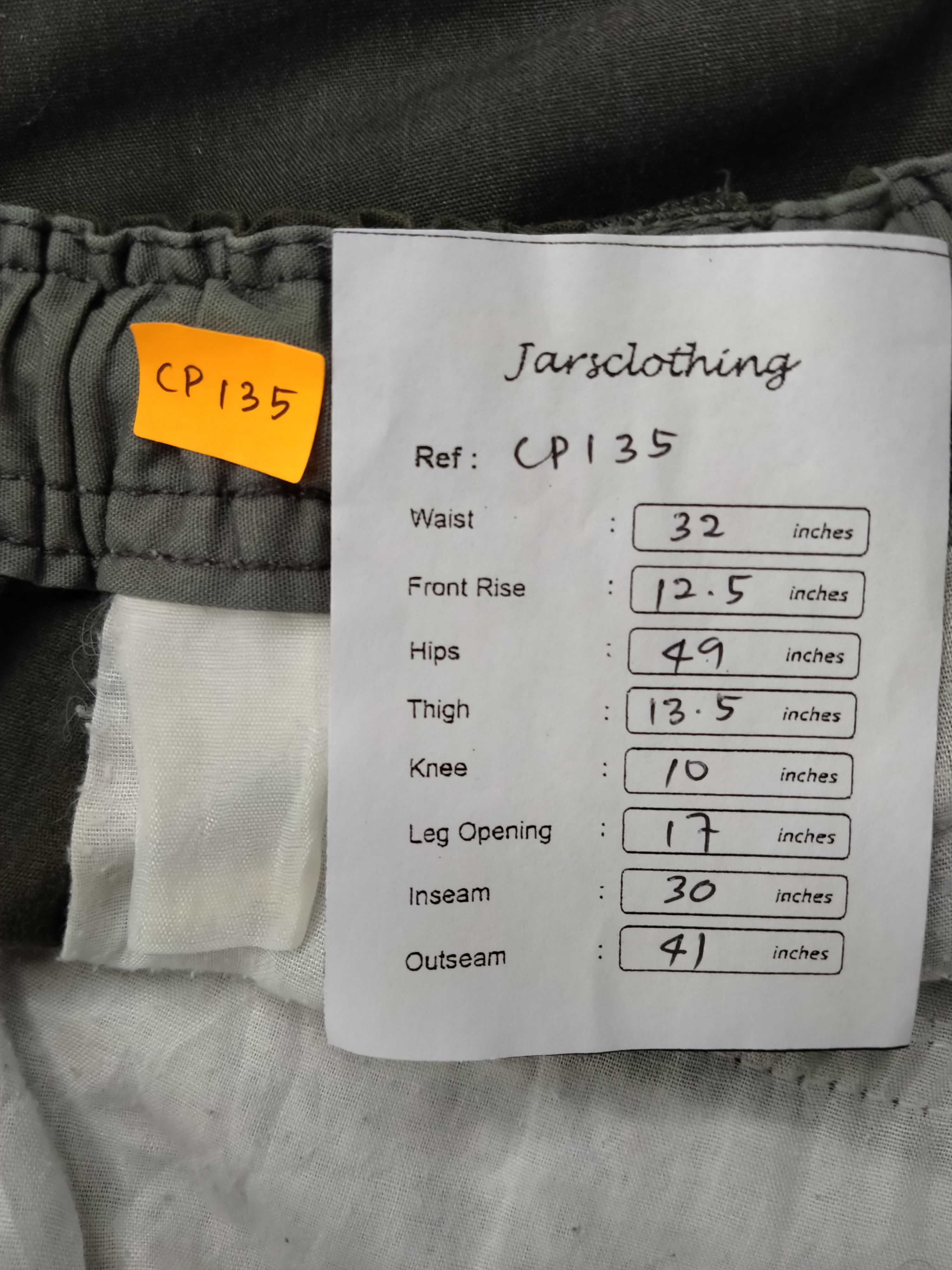 Japanese Brand Cubic Measure Japanese Brand Elastic Cargo Pocket -CP135 Size US 32 / EU 48 - 5 Thumbnail
