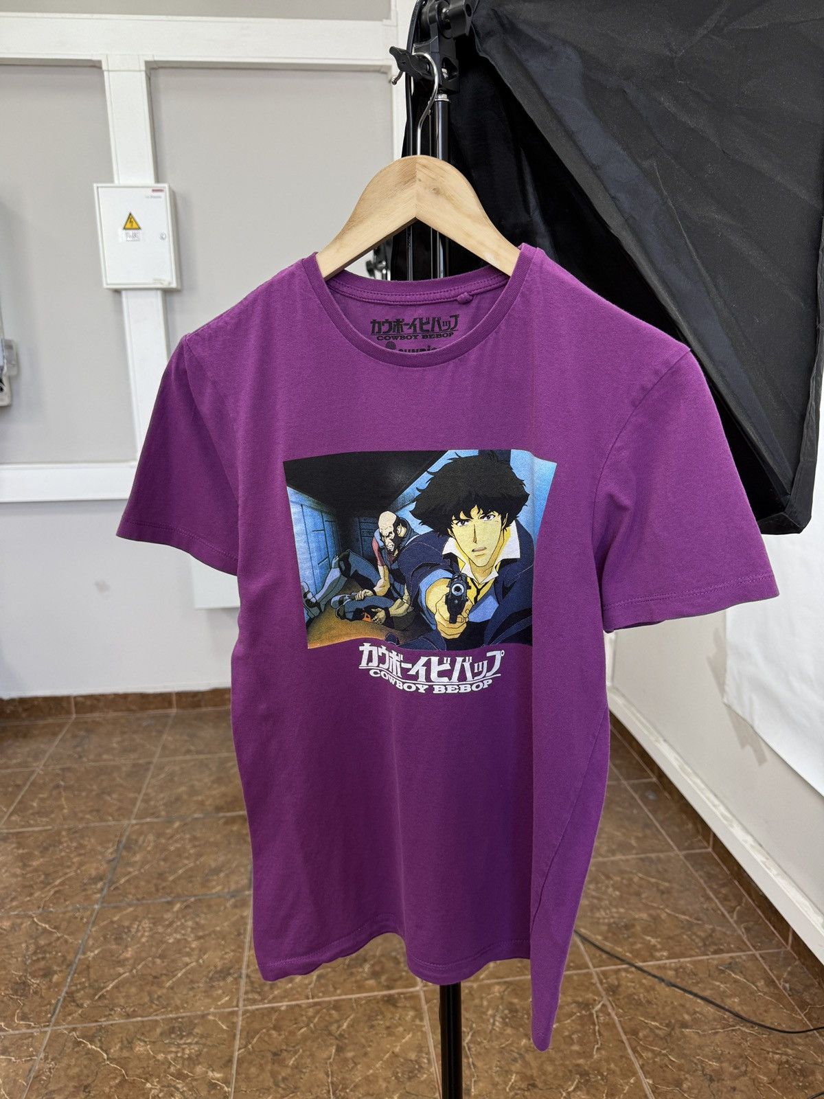 Anime 🇯🇵 Cowboy Bebop Anime Spike Spiegel Jet Black T-Shirt Japan Size US S / EU 44-46 / 1 - 1 Thumbnail