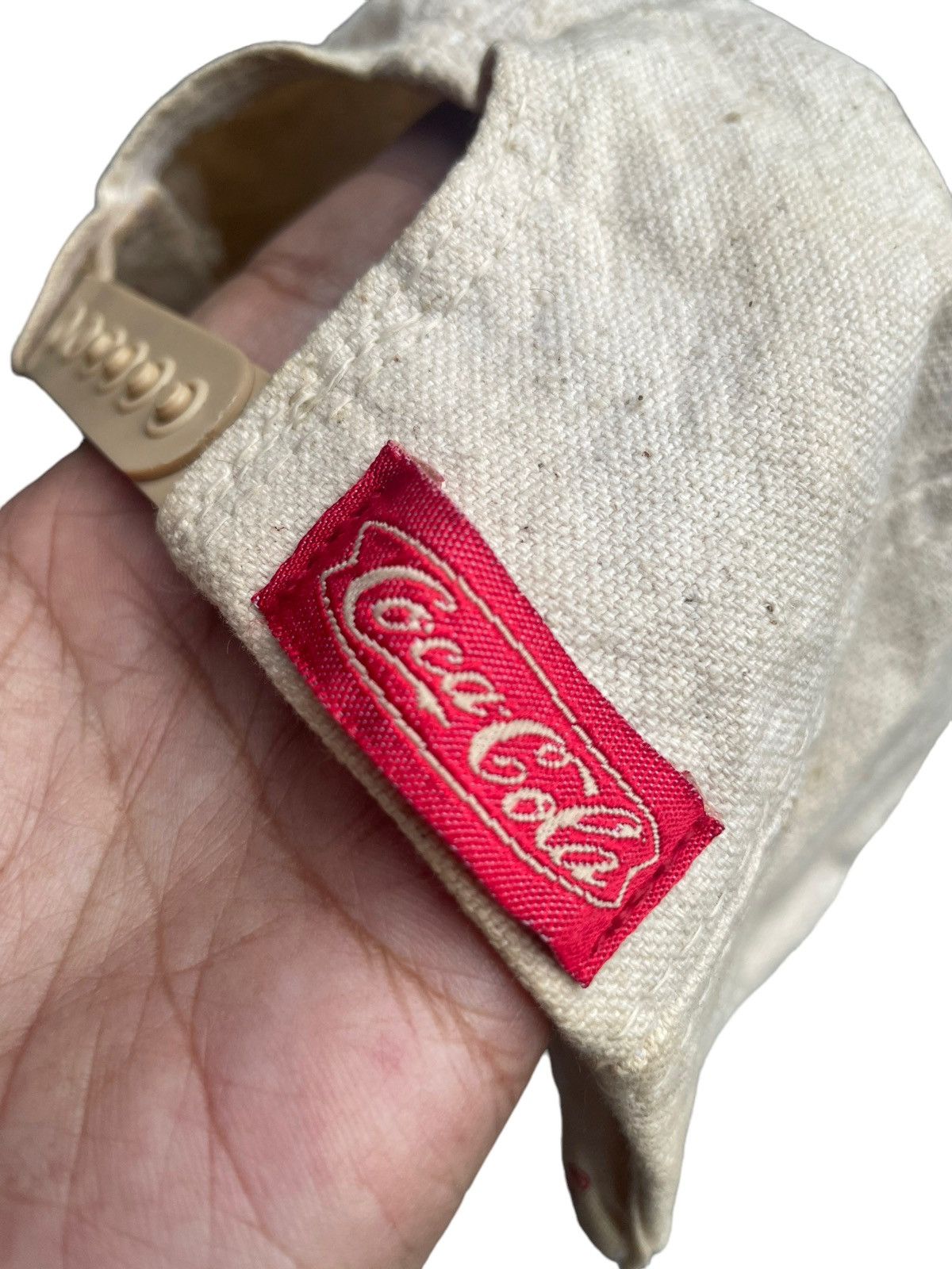 Coca Cola × Vintage Vintage Coca Cola Denim Cap Size ONE SIZE - 9 Thumbnail