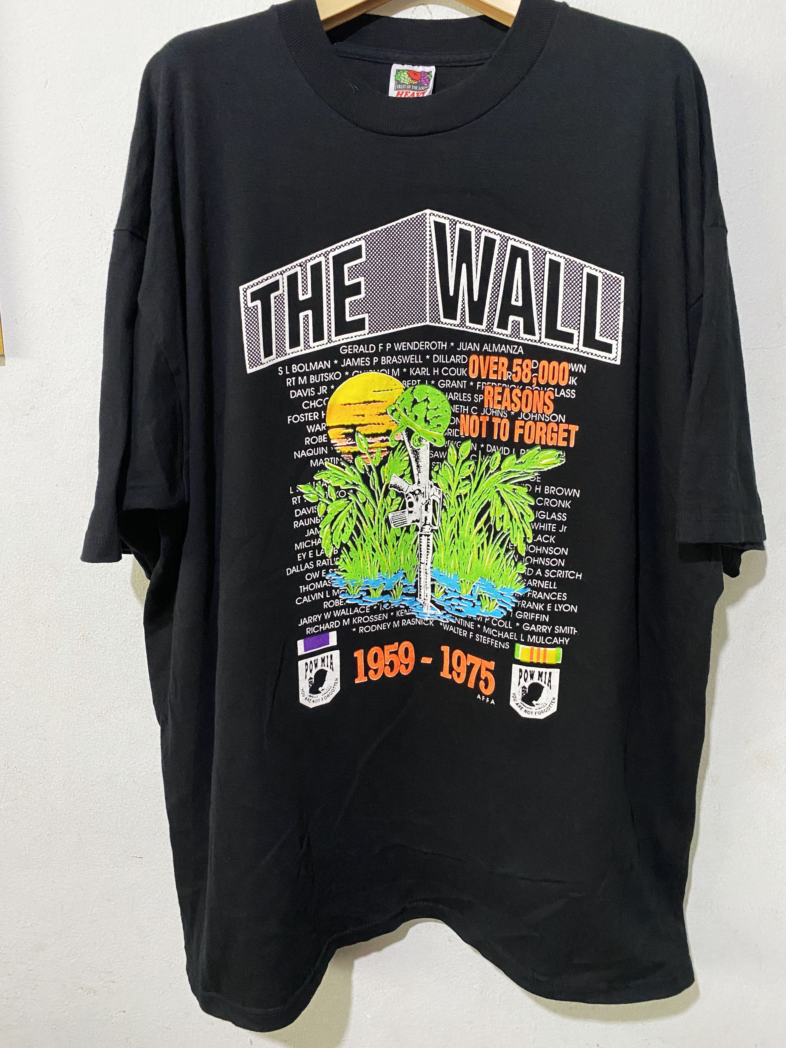 Vintage Vintage 90s Vietnam Veterans Memorial Shirt Size US XXL / EU 58 / 5 - 1 Thumbnail
