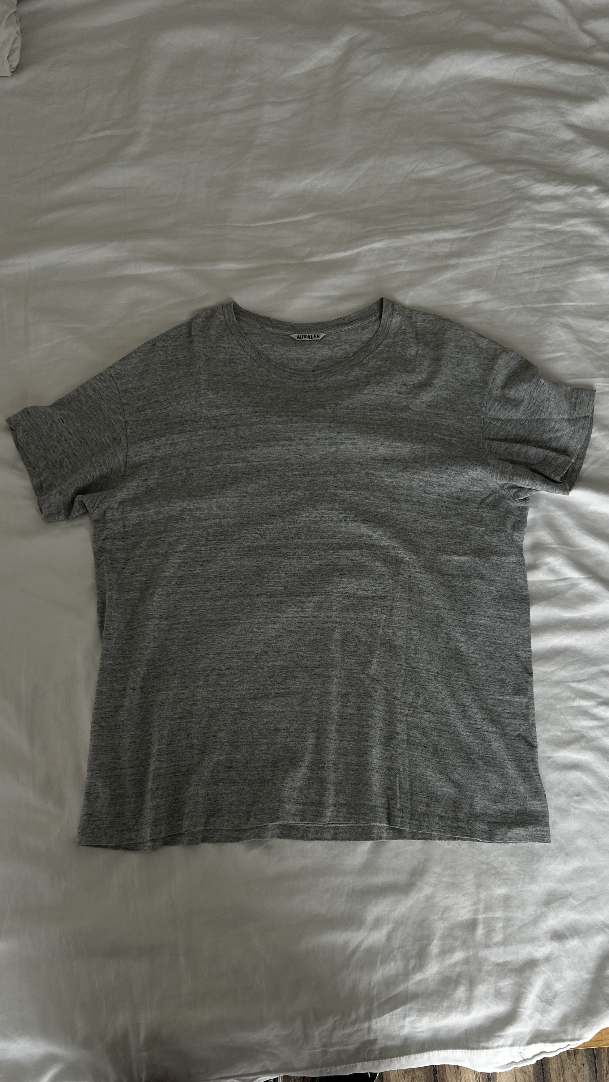 Auralee aura lee heavy weight pocket tee shirt | Grailed
