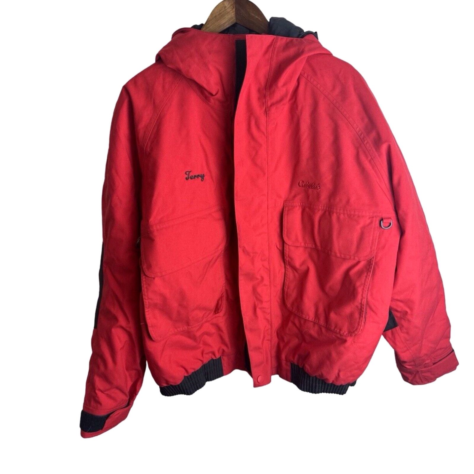 Cabelas Mens Red Goretex Insulated Jacket XL retailer