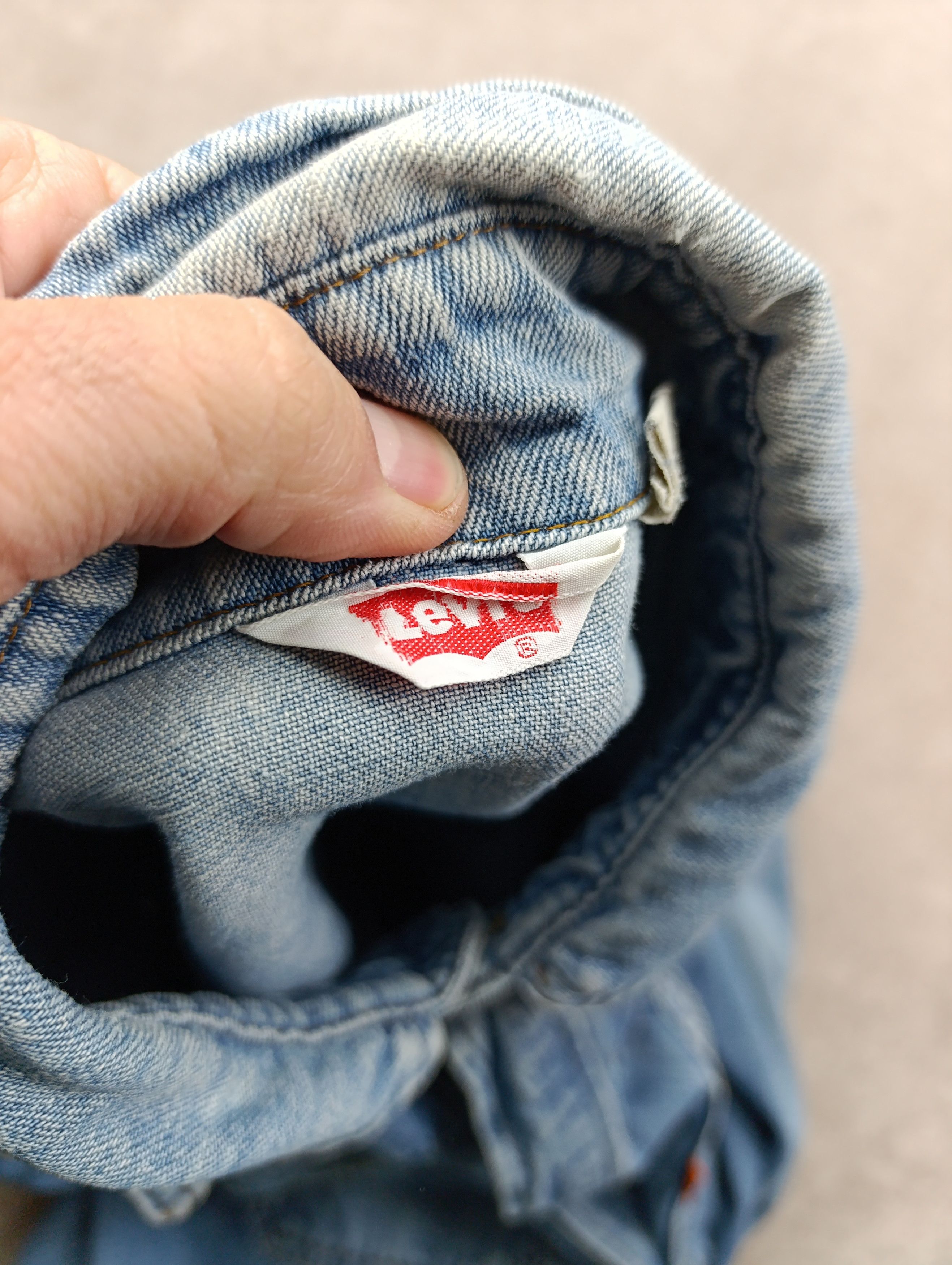 Levi's Vintage Clothing Levis Vintage Denim Shirt Orange Tab Made In USA Size US L / EU 52-54 / 3 - 11 Thumbnail