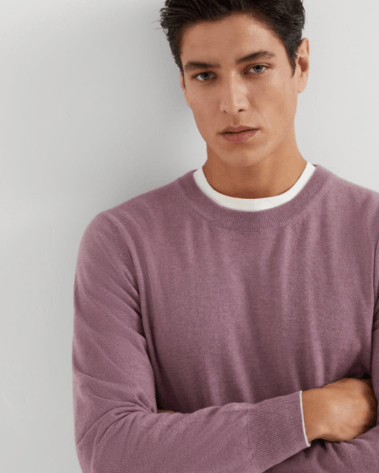 Brunello Cucinelli Cashmere Sweater in Dark Purple Size US L / EU 52-54 / 3 - 4 Thumbnail