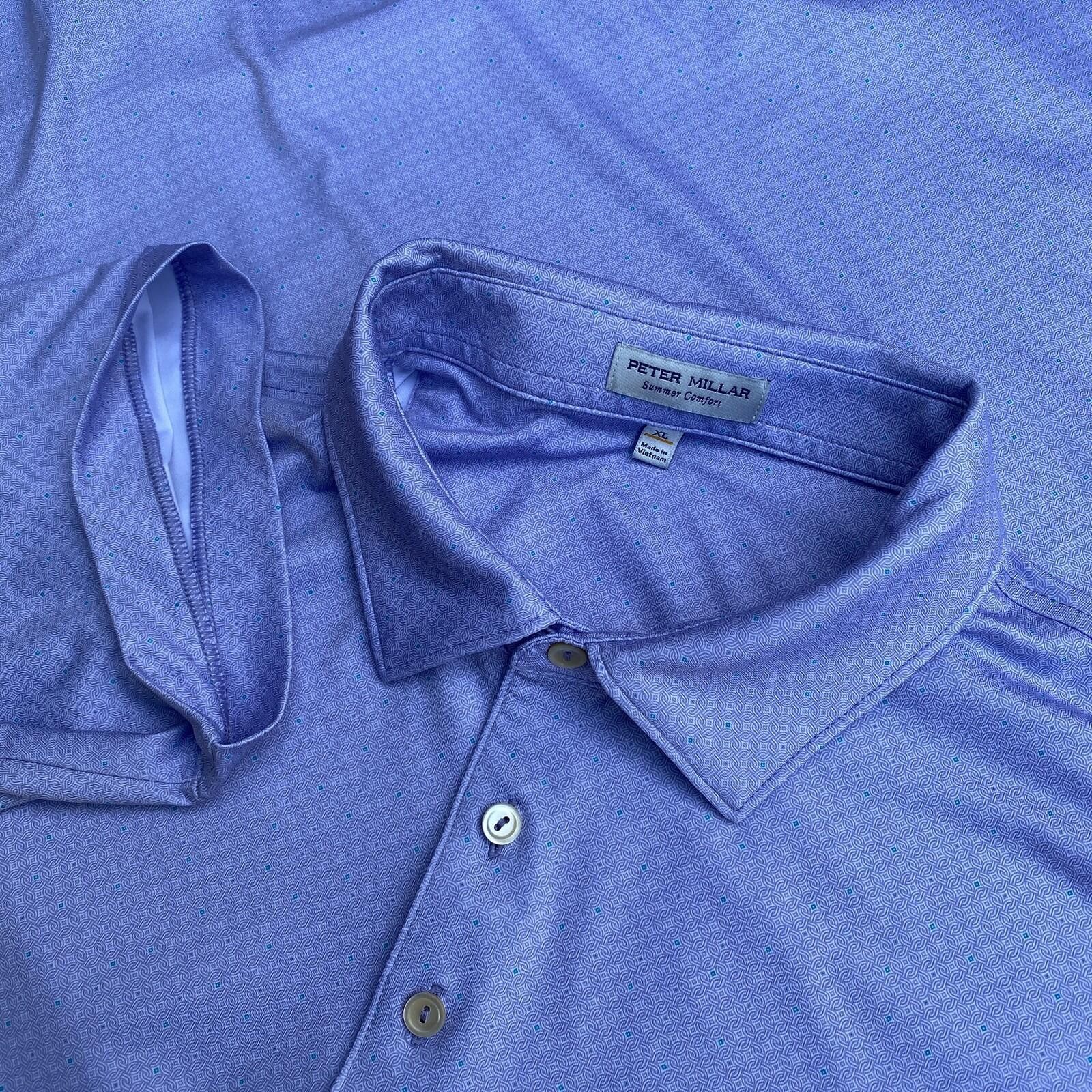 Peter Millar Peter Millar Summer Comfort Polo Shirt Pattern Golf Mens XL Size US XL / EU 56 / 4 - 3 Thumbnail