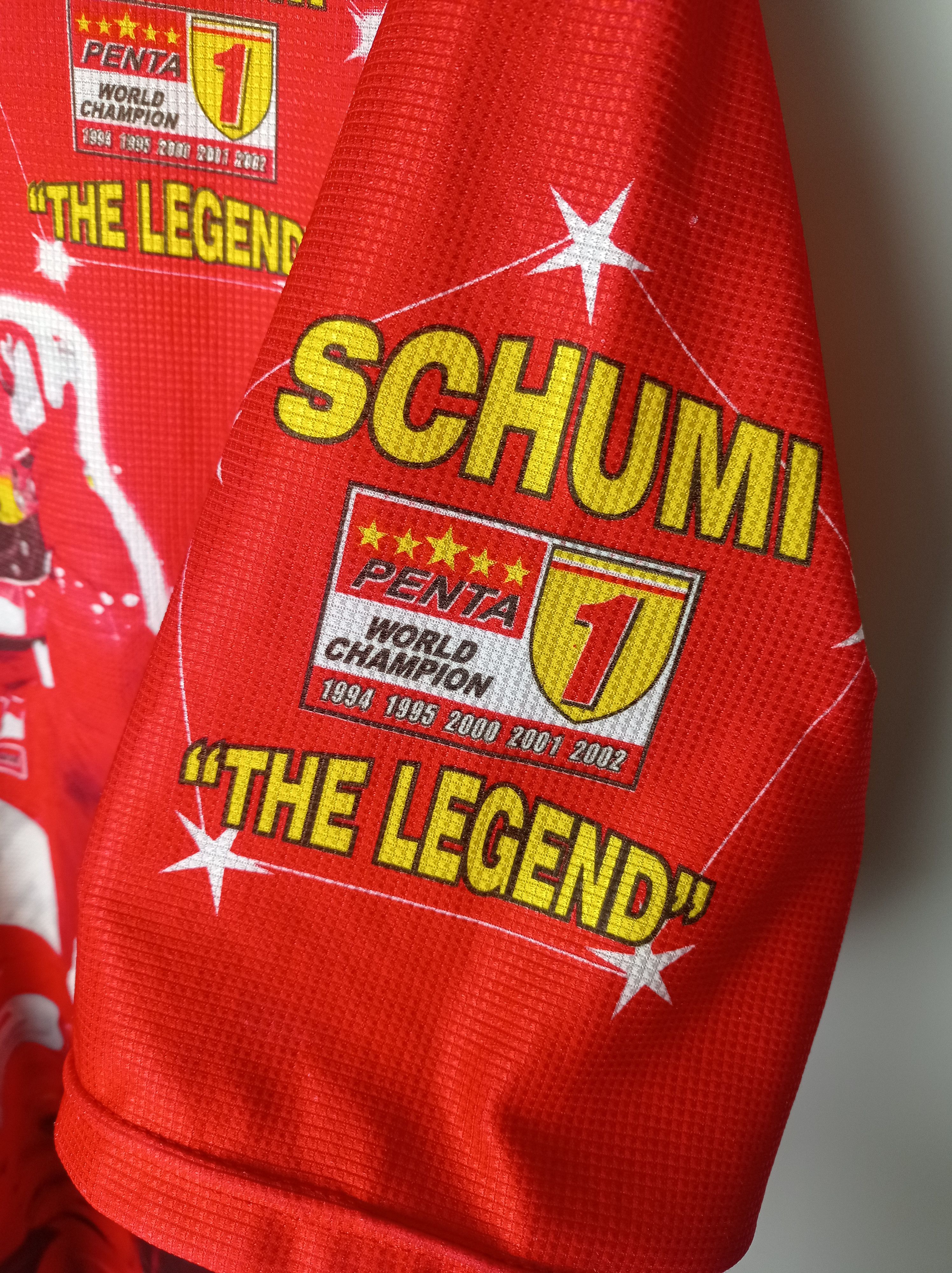 Vintage Rare streetwear racing Michael Schumaher vintage t-shirt tee Size US XL / EU 56 / 4 - 3 Thumbnail