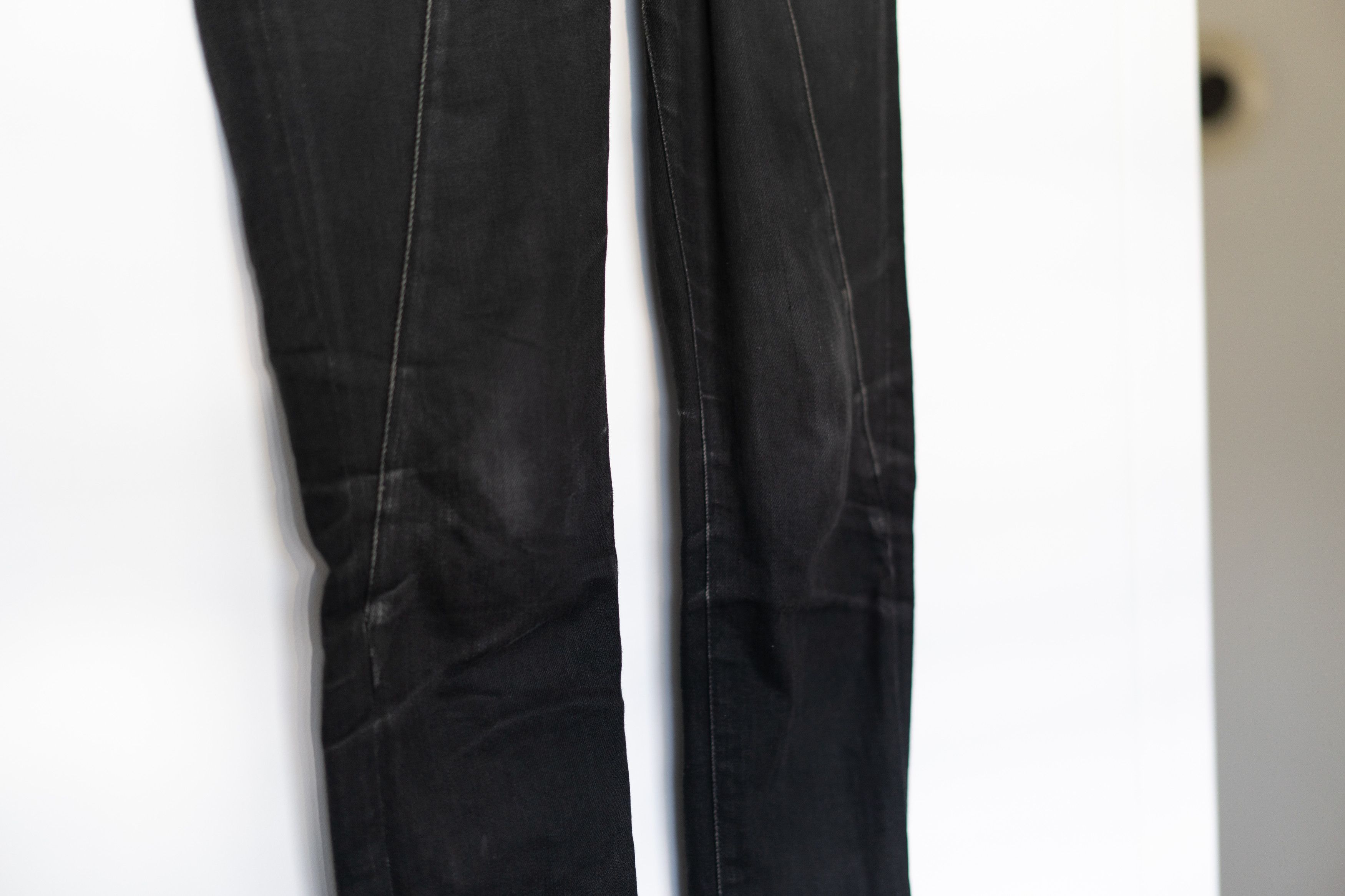 Saint Laurent Paris D04 W SK/HW Skinny Moto Zip Jeans Size 27" / US 4 / IT 40 - 3 Thumbnail