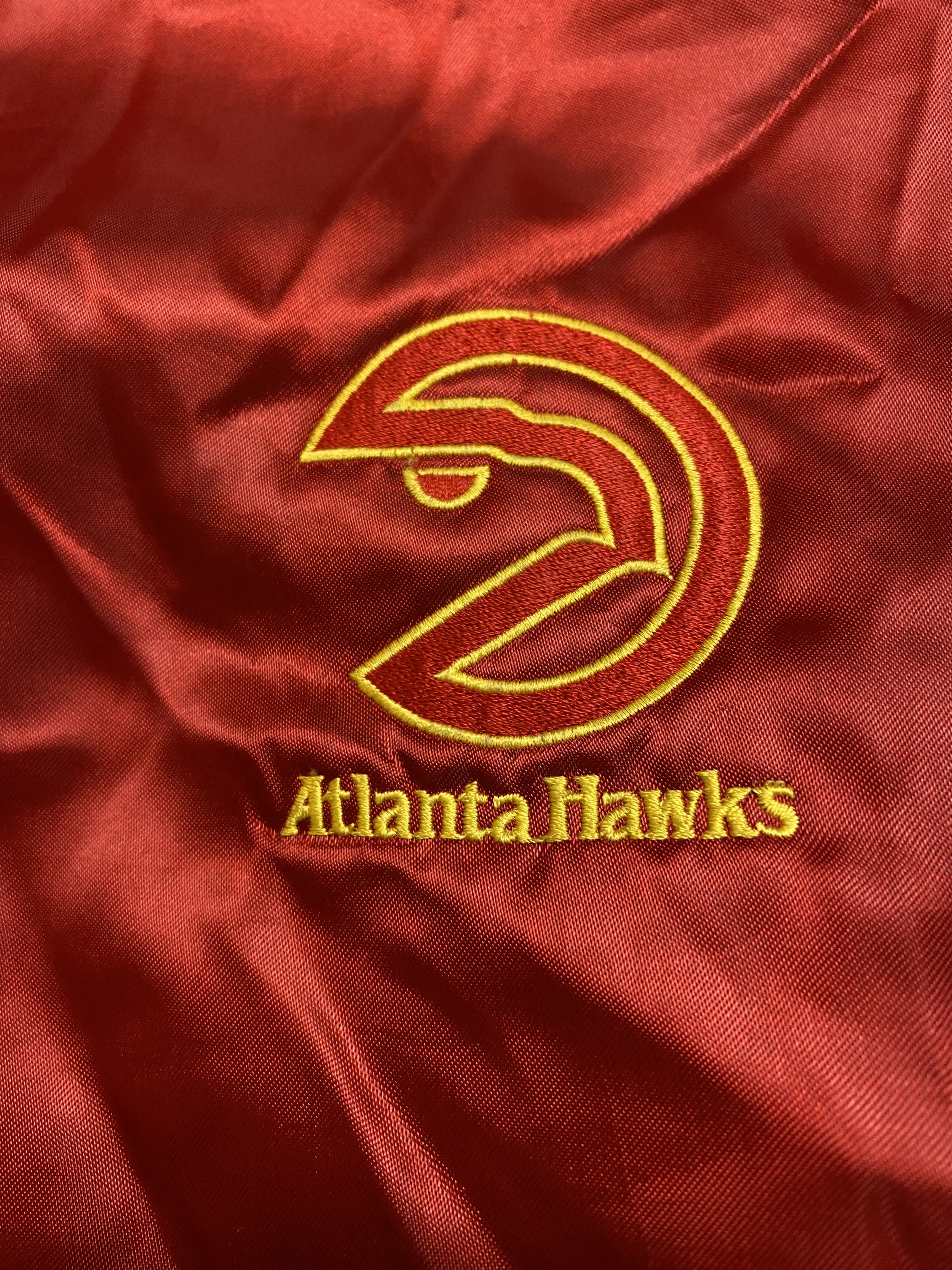 Other Swingster Atlanta Hawks basketball red jacket y2k 90s Size US L / EU 52-54 / 3 - 2 Thumbnail