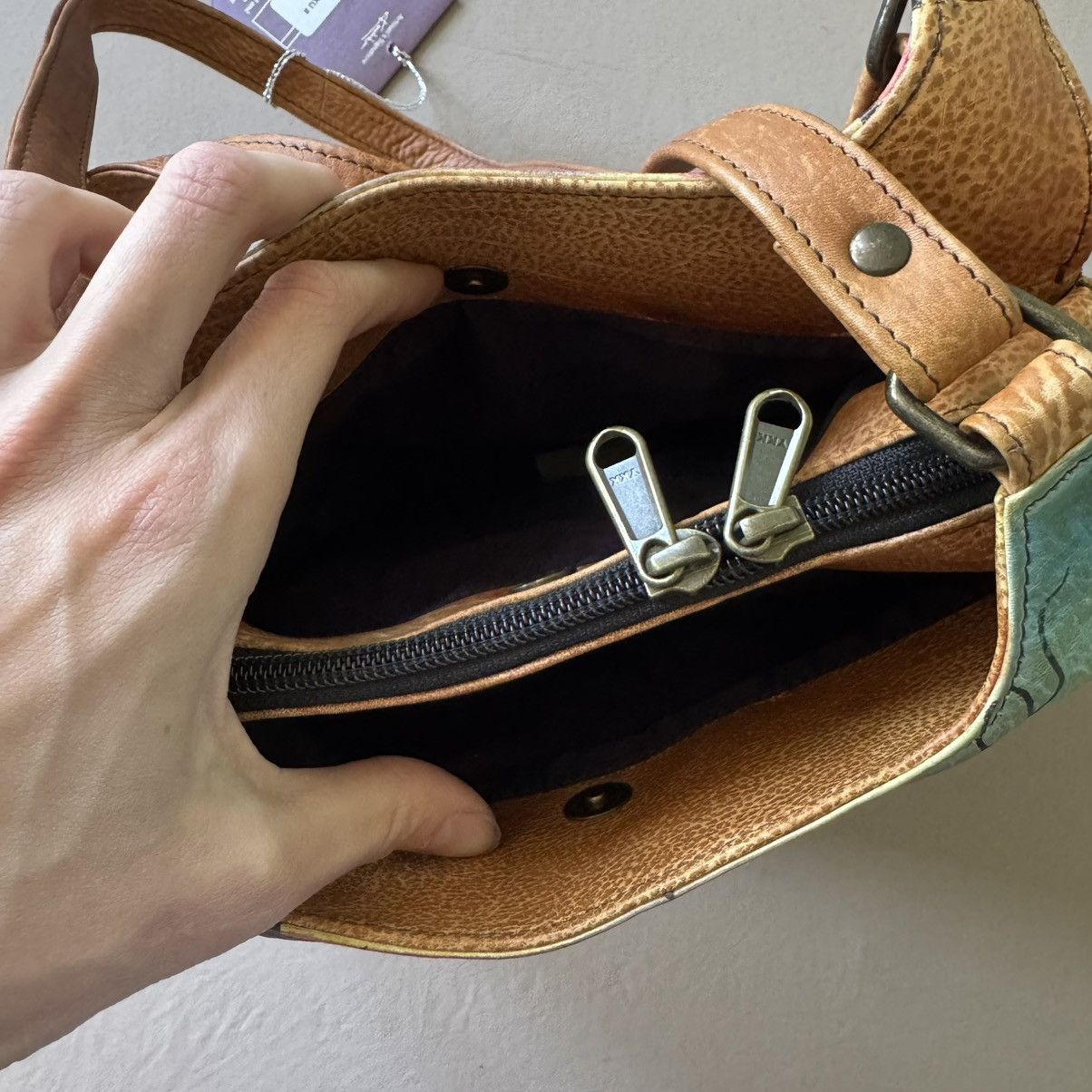 Other Vintage ANUSCHKA Hand Painted Multi Compartment Satchel Size ONE SIZE - 9 Thumbnail