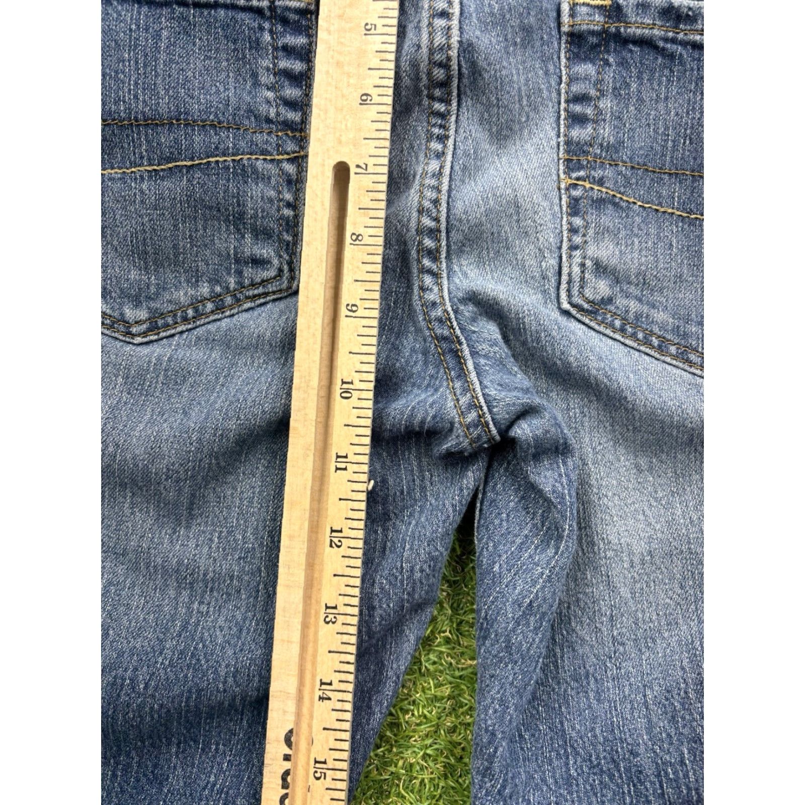 American Eagle Outfitters American Eagle Outfitters Women's 8 Petite Stretch Skinny Kick Jeans Mid Rise Blue 90s Casual Size 30" / US 8 / IT 44 - 5 Thumbnail