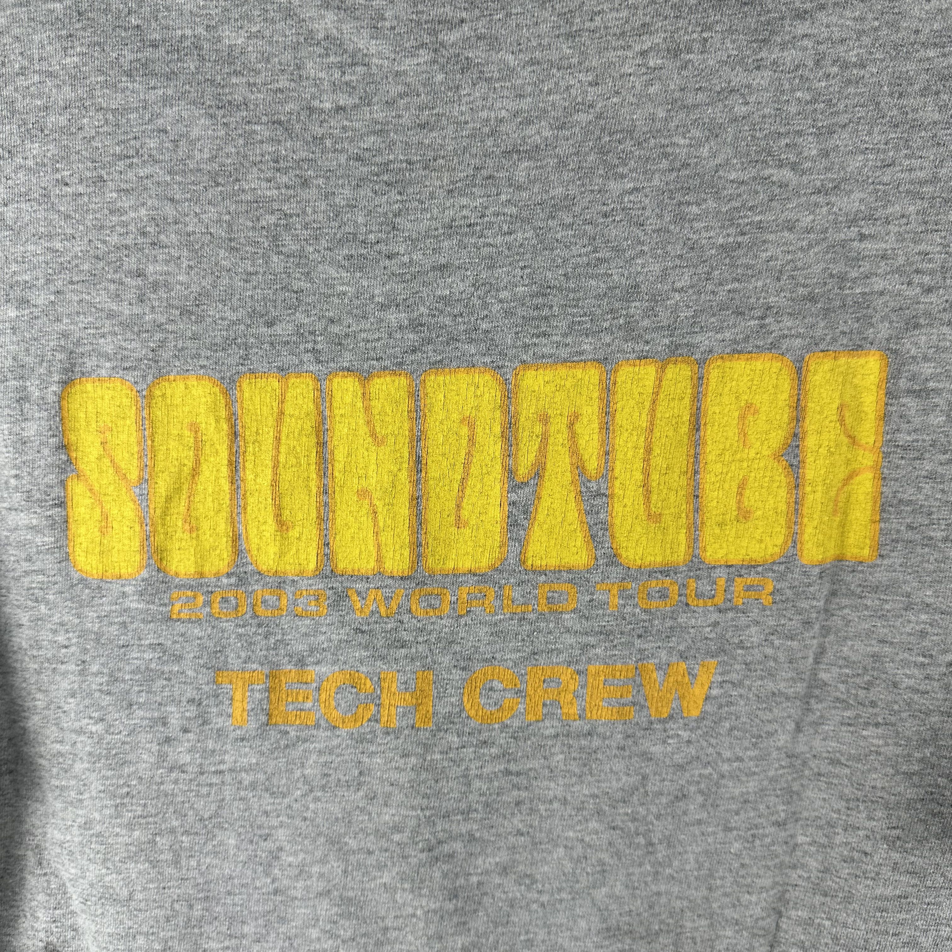 Vintage Vintage 2003 Soundtube World Tour Tech Crew T-Shirt Size US XL / EU 56 / 4 - 4 Thumbnail