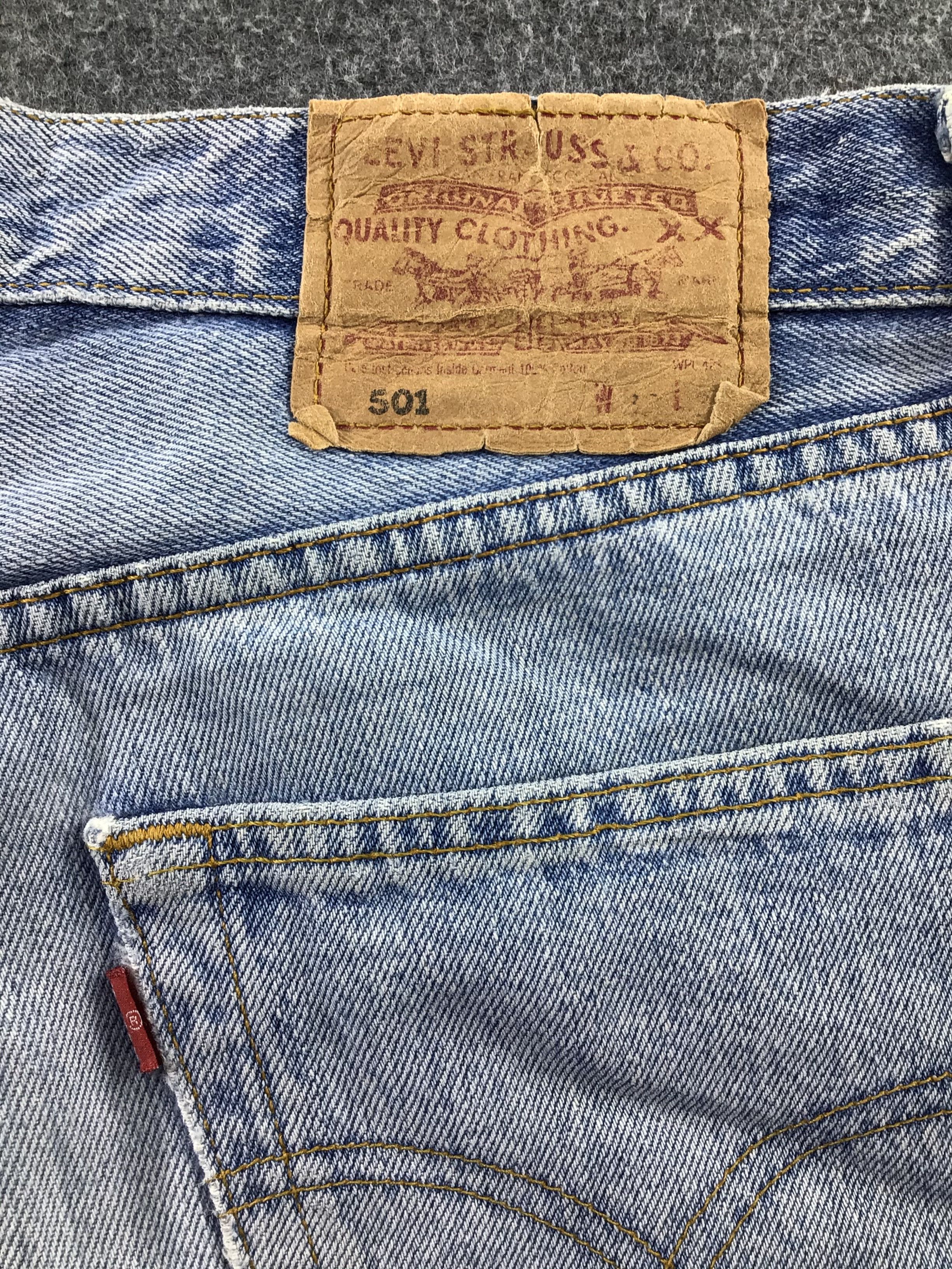 Levi's Vintage 90s Levis 501 Jeans-JM355 Size US 32 / EU 48 - 6 Thumbnail