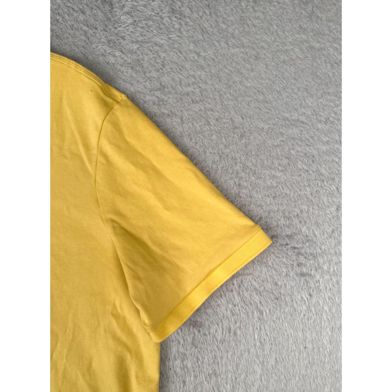Ralph Lauren Ralph Lauren Polo Shirt Mens Large Yellow 100% Cotton Jersey Slim Fit Short Sleeve Polo Shirt Mens Yellow Ralph Lauren Jersey Size US L / EU 52-54 / 3 - 2 Thumbnail