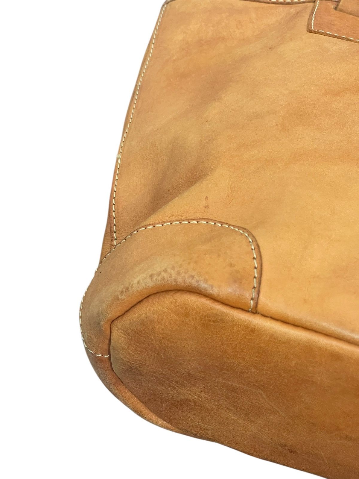 Genuine Leather Full Leather Beauty Patina Peaks Peak Japan Tote Bag 2🟩1 Size ONE SIZE - 13 Thumbnail
