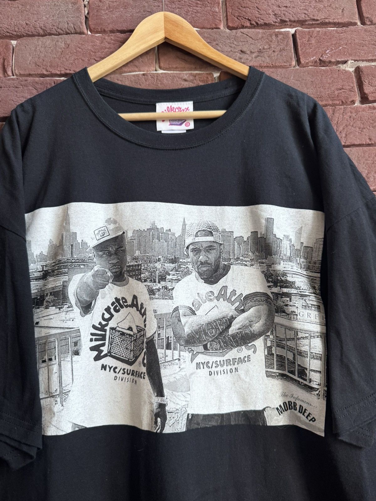 Band Tees Mobb Deep Milkcrate Grail 3XL Band Rap Tee Y2k 00s Vintage Size US XXL / EU 58 / 5 - 2 Thumbnail