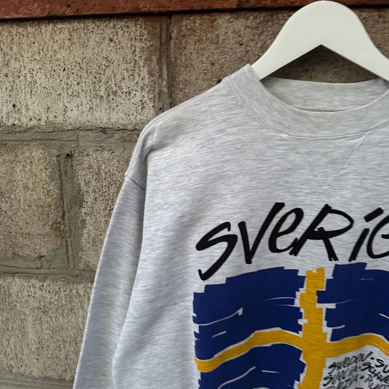 Atletica Vintage Sverige Sweatshirt Swedish Big Logo Y2K 00s USA Size US L / EU 52-54 / 3 - 6 Thumbnail