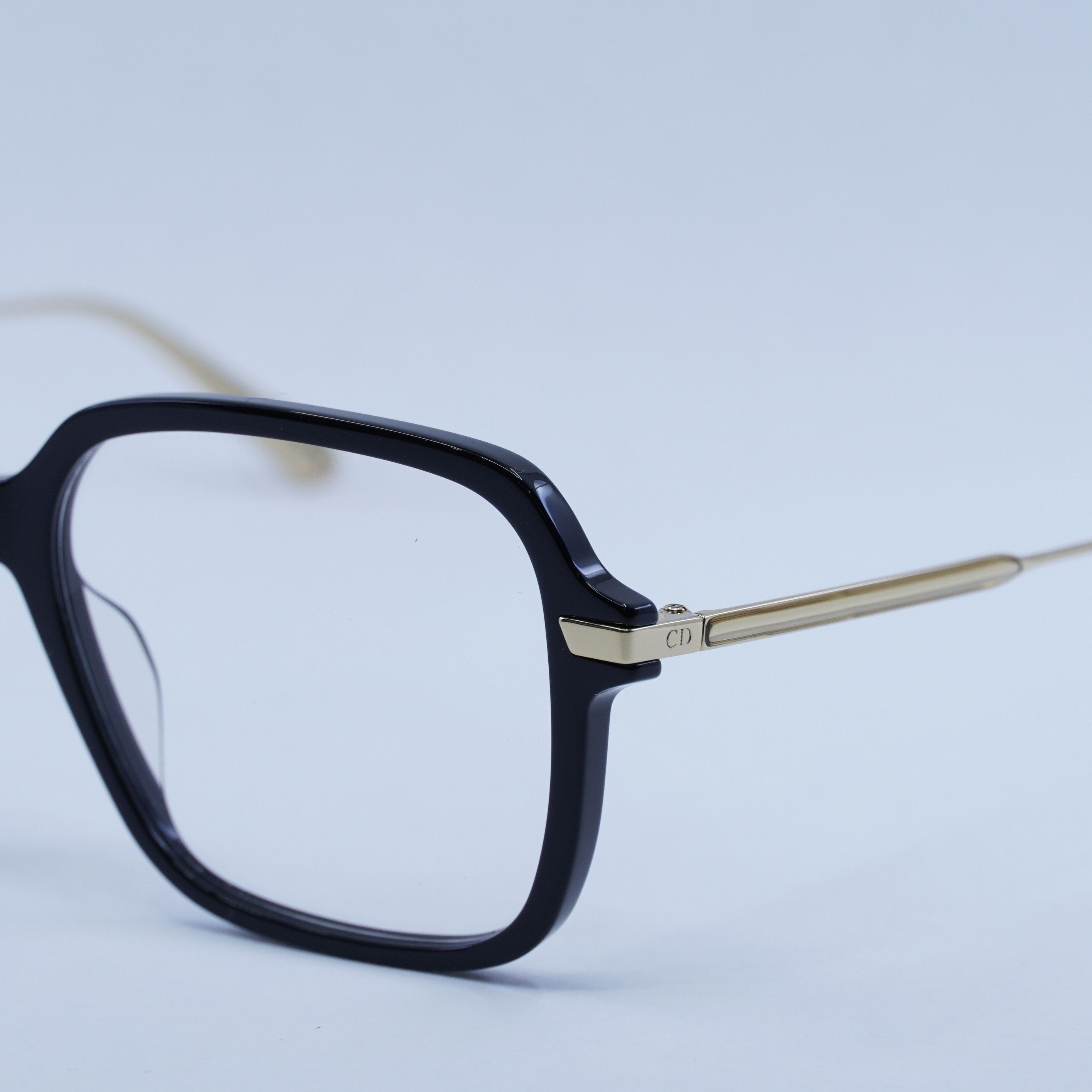 Dior Dior GEMDIORO S5I 1200 Eyeglasses Black 54mm Square Frame Size ONE SIZE - 2 Thumbnail