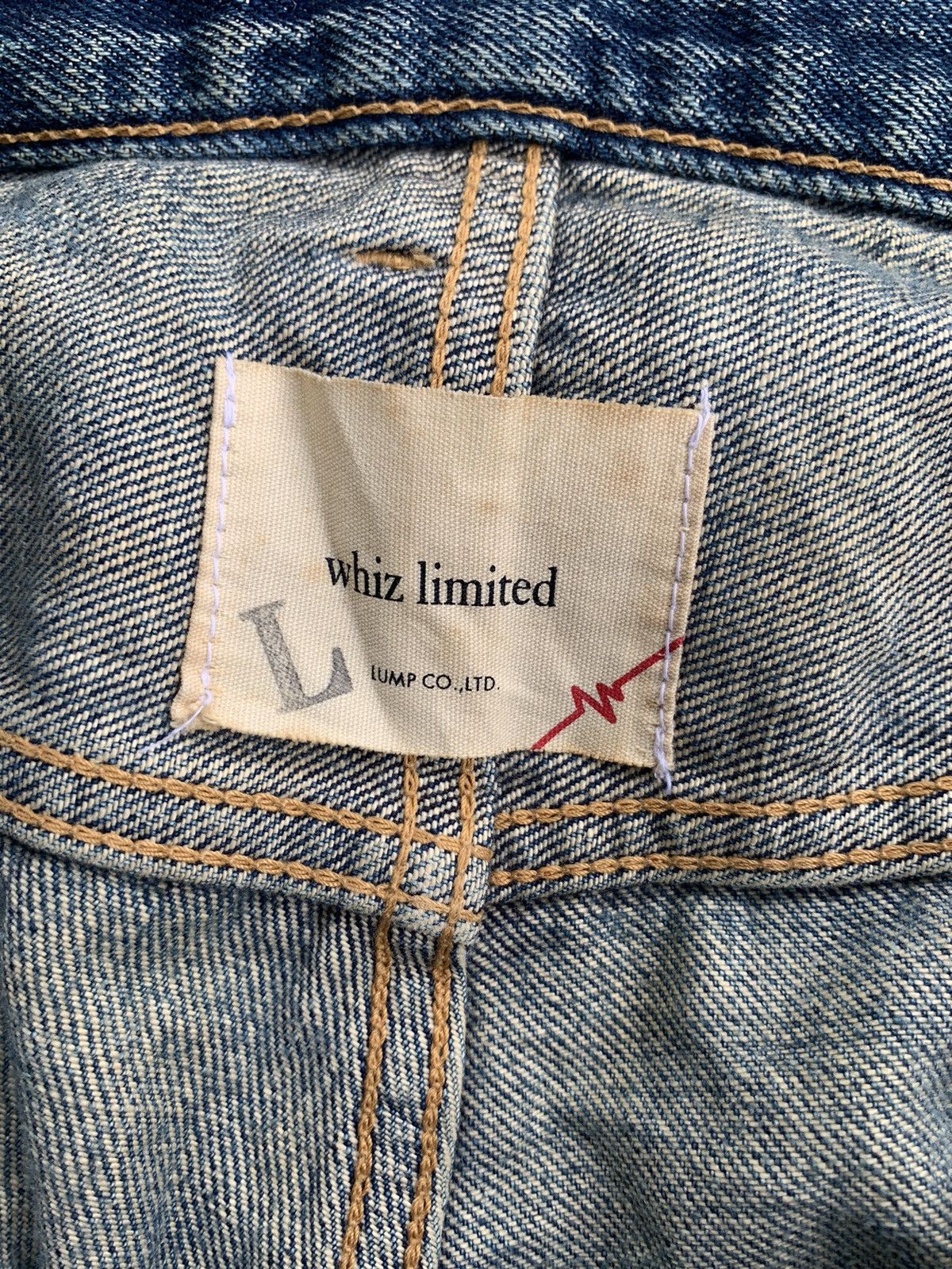 Japanese Brand × WHIZ LIMITED Whiz Limited Buckle Back Selvedge Distressed Denim Size US 36 / EU 52 - 14 Thumbnail