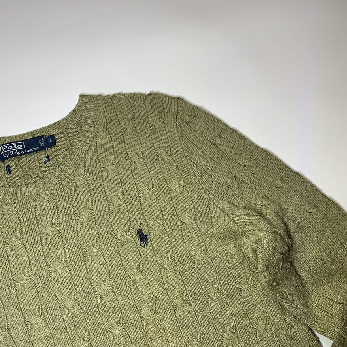 Ralph Lauren Polo Ralph Lauren Khaki Knit Sweater Old Money Size US L / EU 52-54 / 3 - 8 Thumbnail