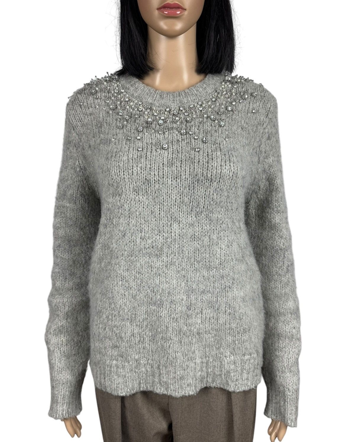 Maje Maje Beaded Sweater Knit Alpaca-Acrylic size 2 Size M / US 6-8 / IT 42-44 - 2 Thumbnail