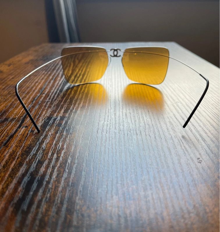 Chanel Chanel - 2000s sunset orange foldable sunglasses Size ONE SIZE - 5 Thumbnail