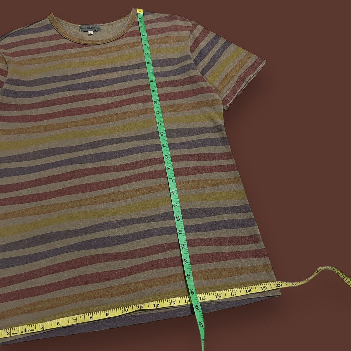 Japanese Brand 1990s Albe - Striped Tee Size US M / EU 48-50 / 2 - 9 Thumbnail