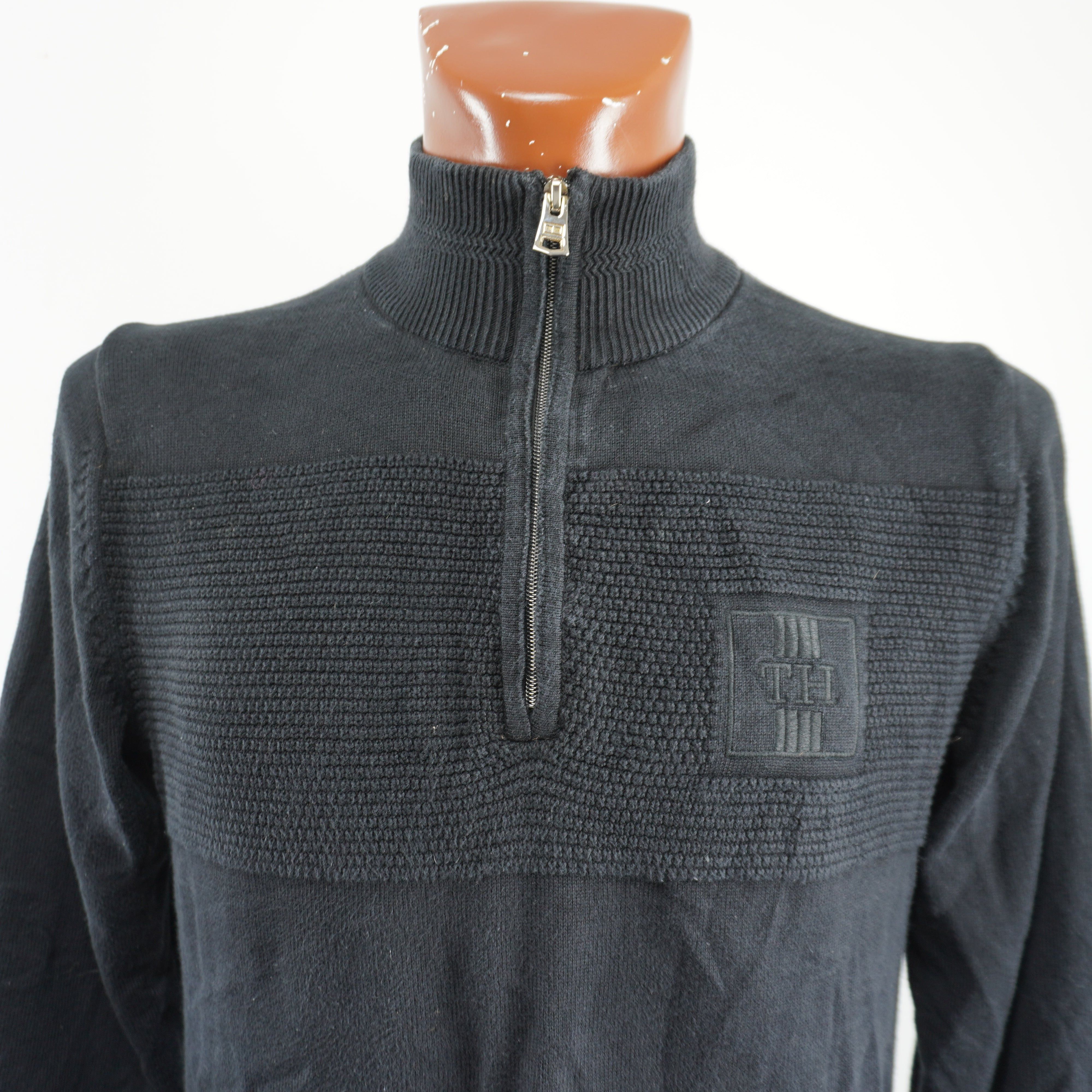 Tommy Hilfiger Pre-owned Men's Tommy Hilfiger Black Sweater Size US L / EU 52-54 / 3 - 8 Thumbnail