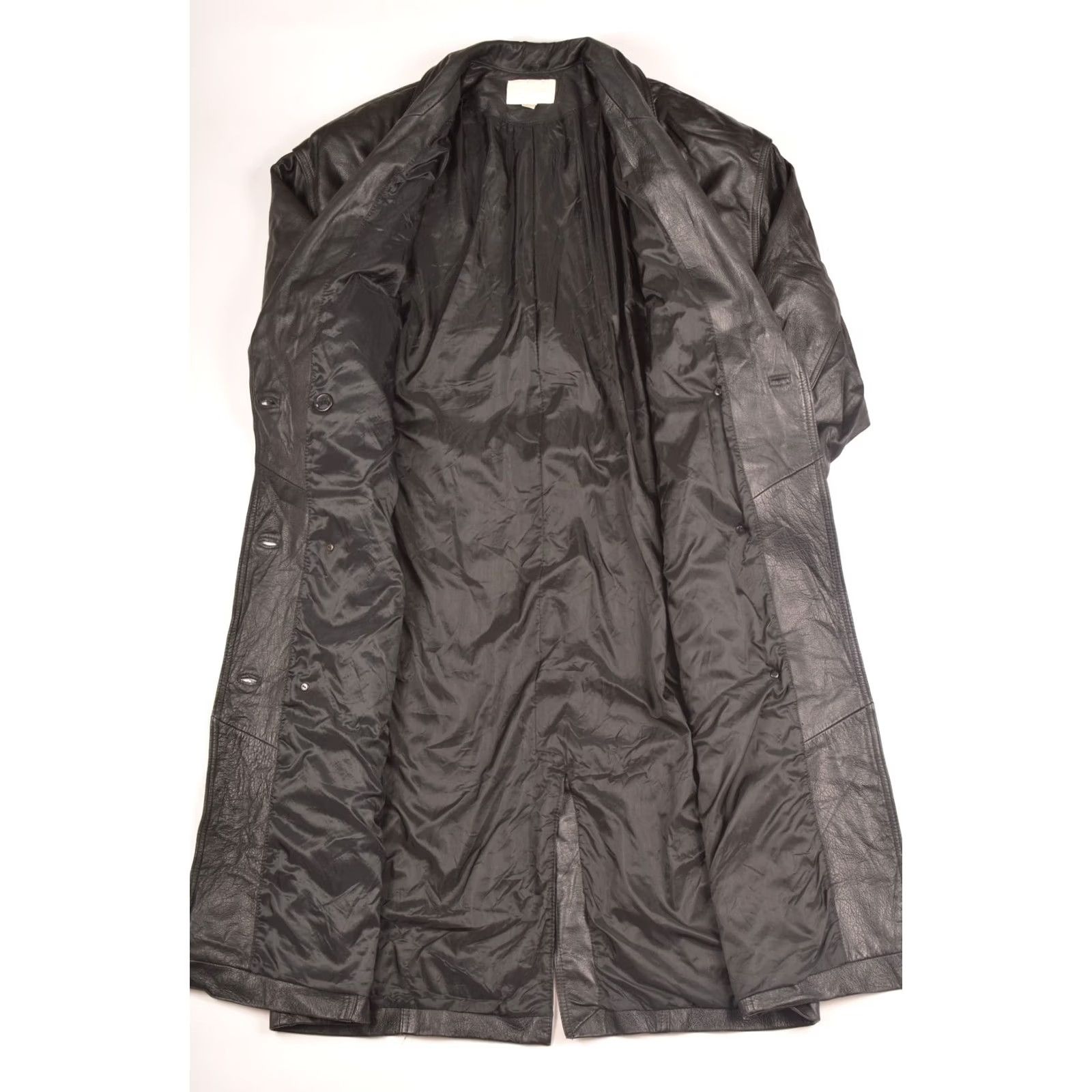Vintage Charles Klein Vintage Black Leather Coat Mens Coat Size S Black 100% Leather Made in Korea Overcoat Vintage Leather Coat Size US S / EU 44-46 / 1 - 4 Thumbnail
