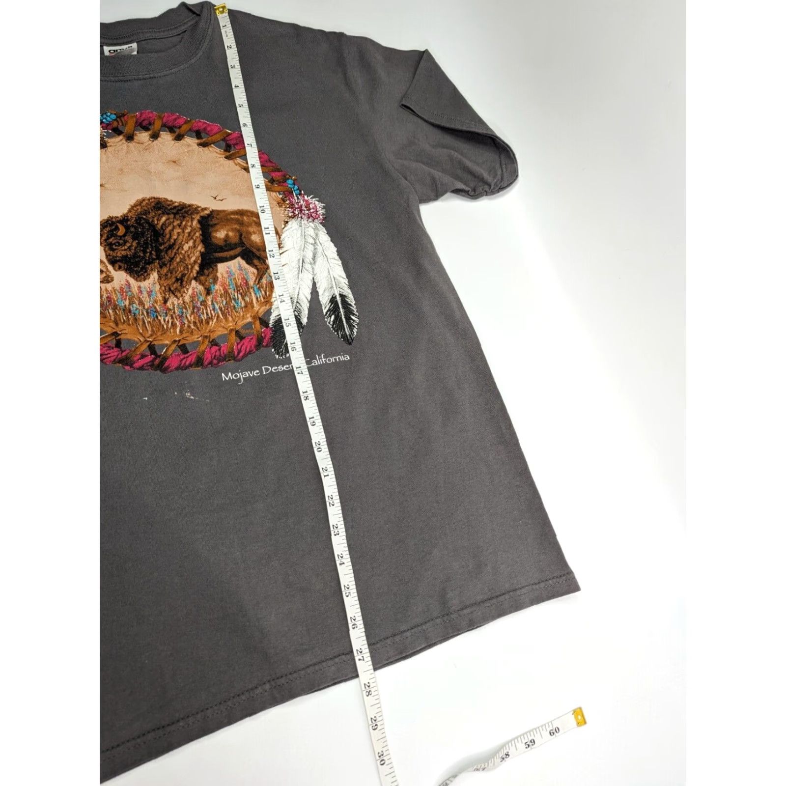 Anvil VINTAGE Mojave Desert Shirt Large Buffalo Dream Catcher California Tee Size US L / EU 52-54 / 3 - 6 Thumbnail