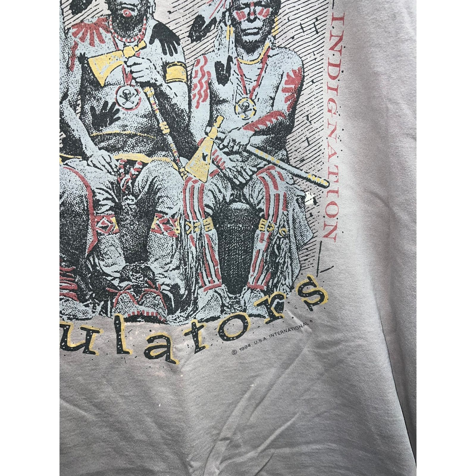 Vintage Vintage Tourist Regulators Shirt Benevolent Indignation XL Size US XL / EU 56 / 4 - 7 Thumbnail