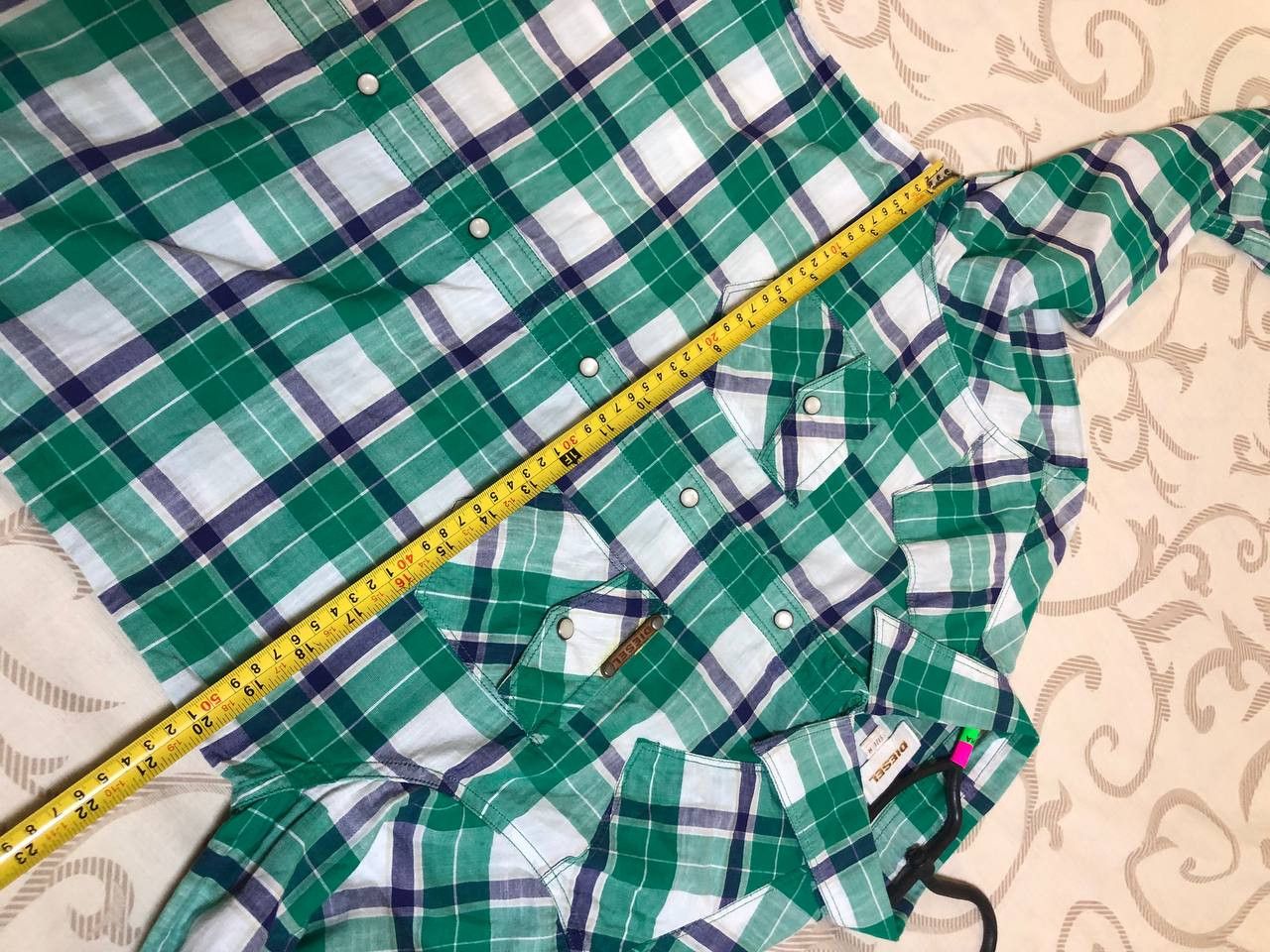 Diesel Diesel Green Plaid Button-Up Shirt Size US M / EU 48-50 / 2 - 8 Thumbnail