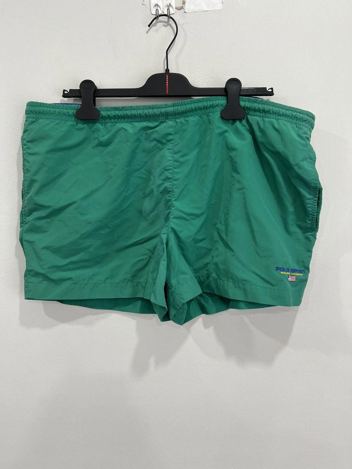 Polo Ralph Lauren Vintage Ralph Lauren Polo Sport Shorts swim trunks green Size US 36 / EU 52 - 1 Thumbnail