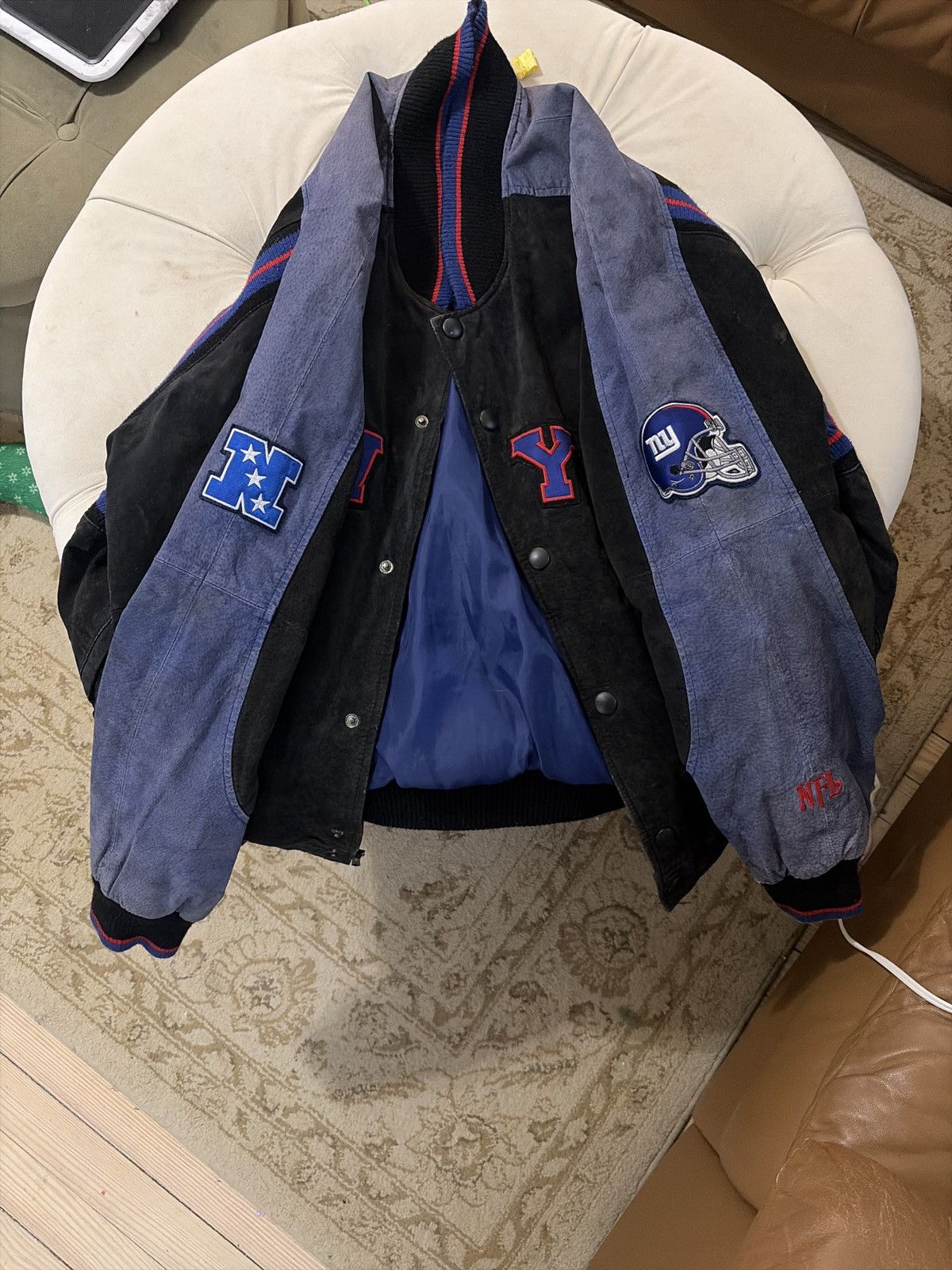 NFL 1990’s nfl branded New York giants shade winter coat Size US XL / EU 56 / 4 - 13 Thumbnail
