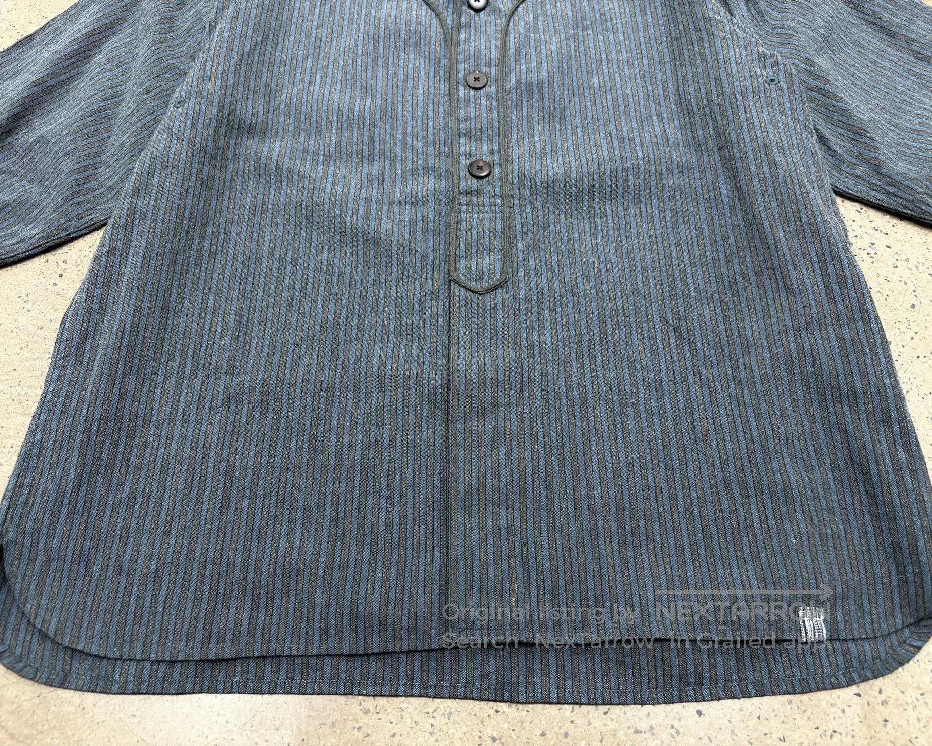 Visvim visvim dugout striped shirt in wool blend. Size US M / EU 48-50 / 2 - 7 Thumbnail