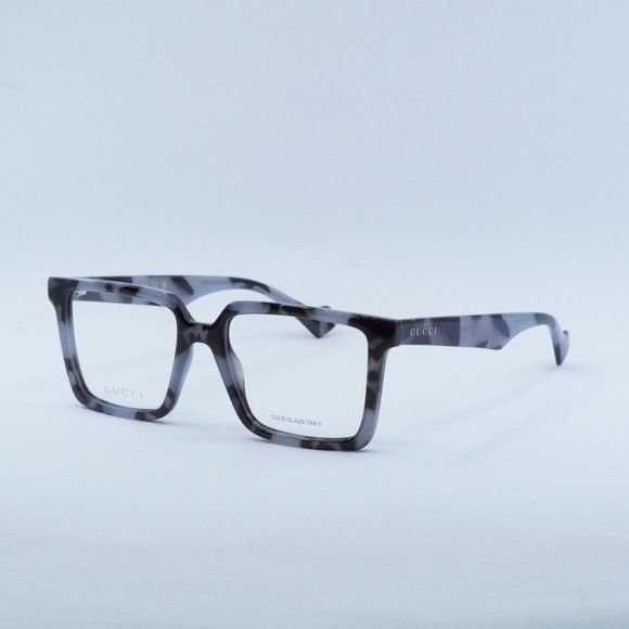 image of New Gucci Gg1540O 008 Grey Eyeglasses, Women's