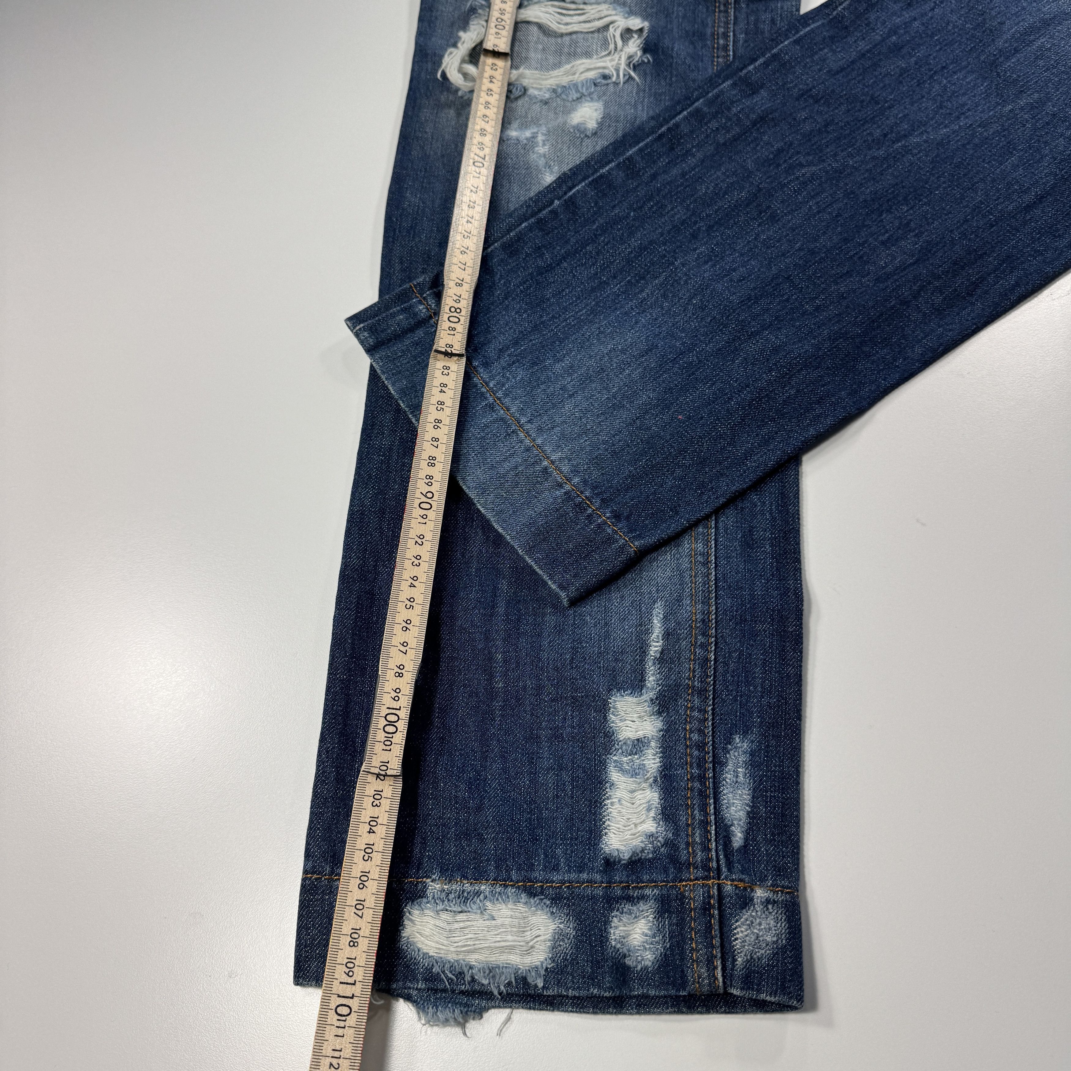Dolce & Gabbana Dolce & Gabbana Heavily Distressed Jean Size US 40 / EU 56 - 6 Thumbnail