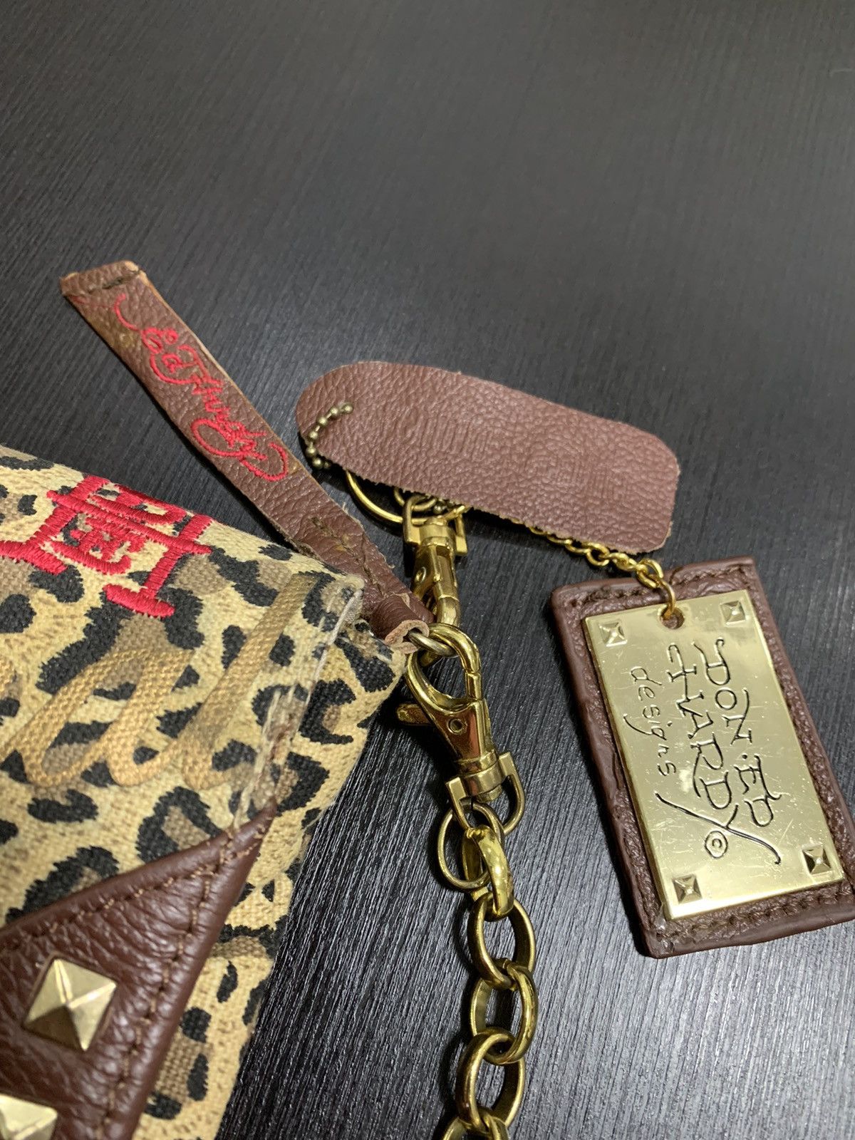 Ed Hardy Ed Hardy Clutches Love Eternal Leopard Print Size ONE SIZE - 2 Thumbnail