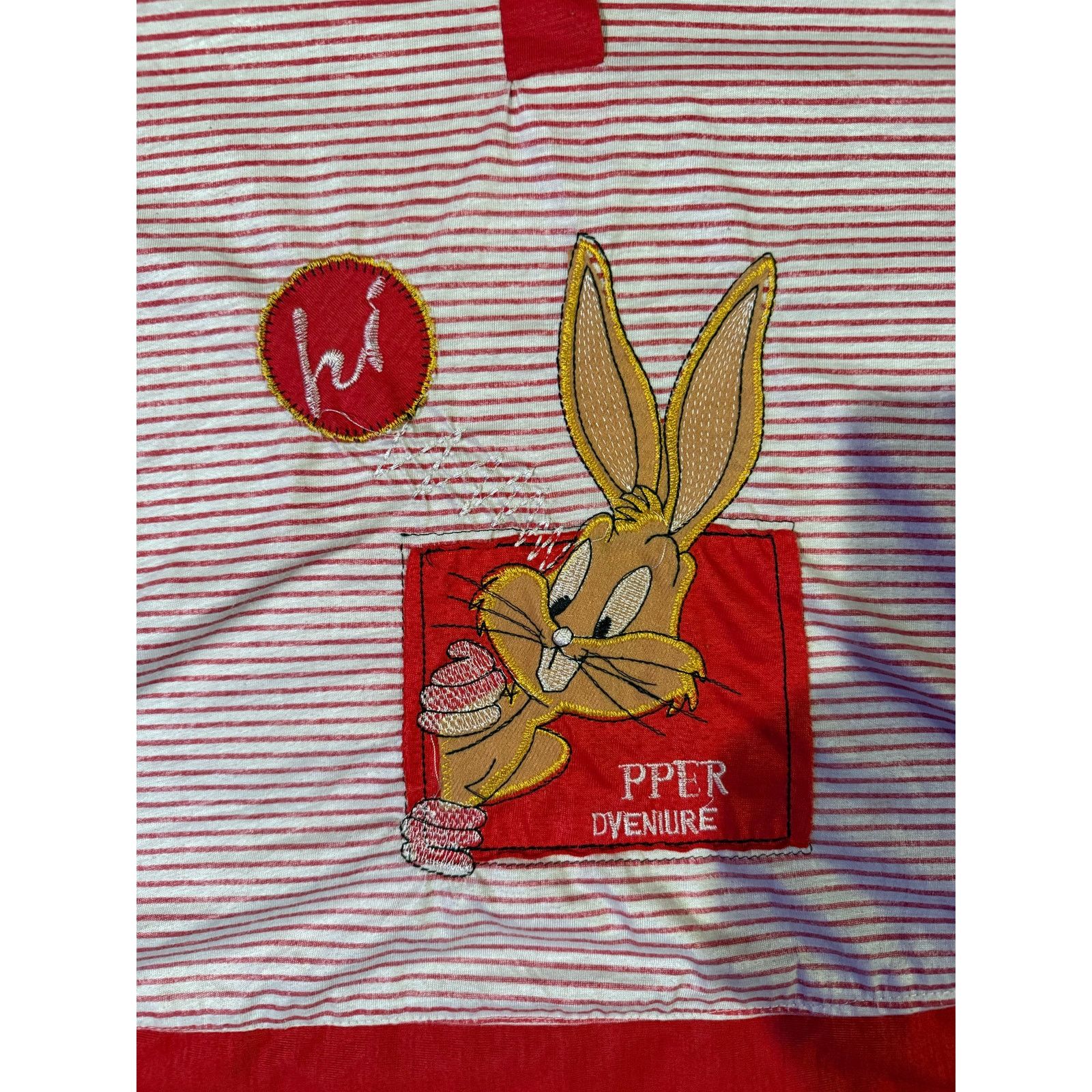 Other 90s Bugs Bunny Henley T-Shirt Size US L / EU 52-54 / 3 - 2 Thumbnail