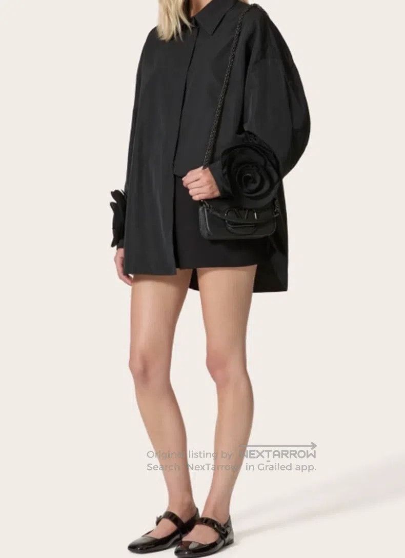 Valentino Valentino A short trench coat with roses Size M / US 6-8 / IT 42-44 - 2 Thumbnail